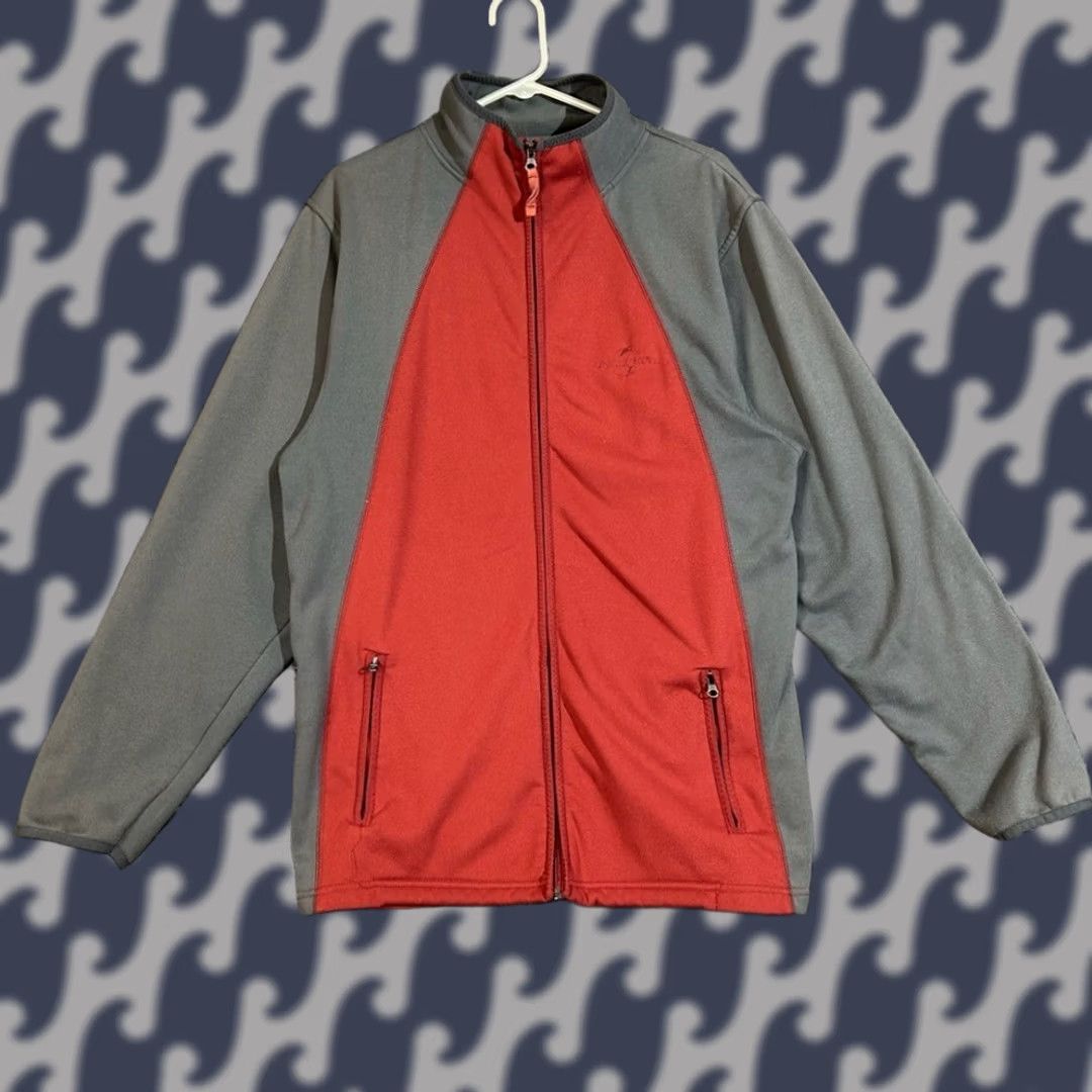 The Unbranded Brand Universal Orlando Fleece Jacket Red Full Zip Embroidered Logo Men XL Gray Jacket Size US XL / EU 56 / 4 - 1 Thumbnail