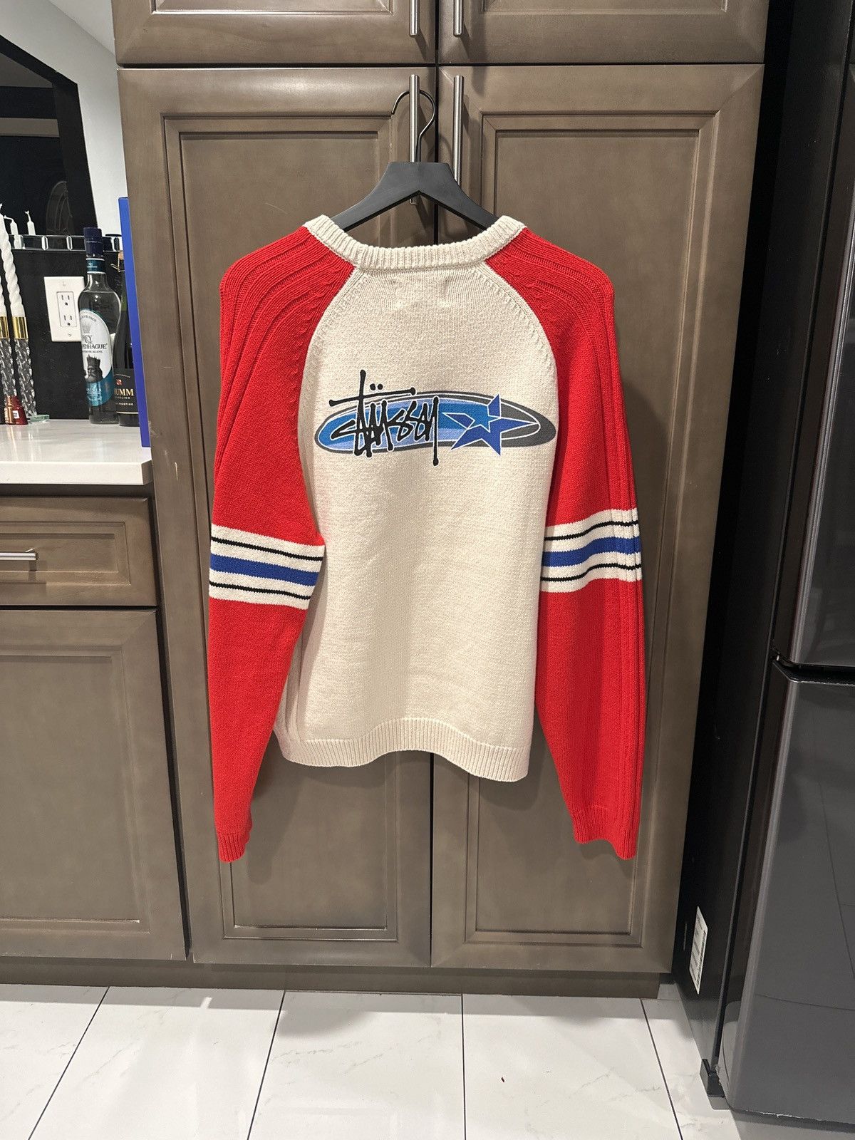 Stussy Stussy Stripe Raglan Crew Size US L / EU 52-54 / 3 - 2 Thumbnail