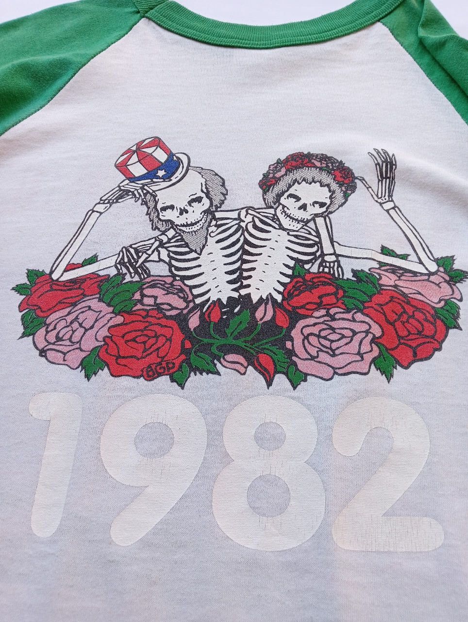 Grateful Dead Vintage 80's Grateful Dead American Rock Band 1982 Tshirt Size US L / EU 52-54 / 3 - 4 Thumbnail