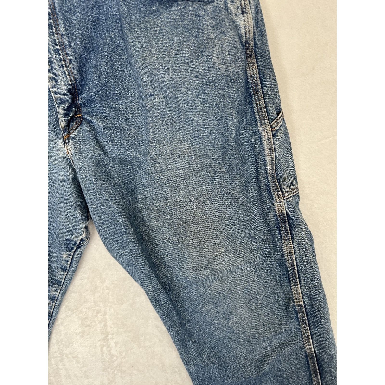 Wrangler Wrangler FR Riggs Jeans Mens 40x30 Blue Carpenter Denim Work Size US 40 / EU 56 - 3 Thumbnail