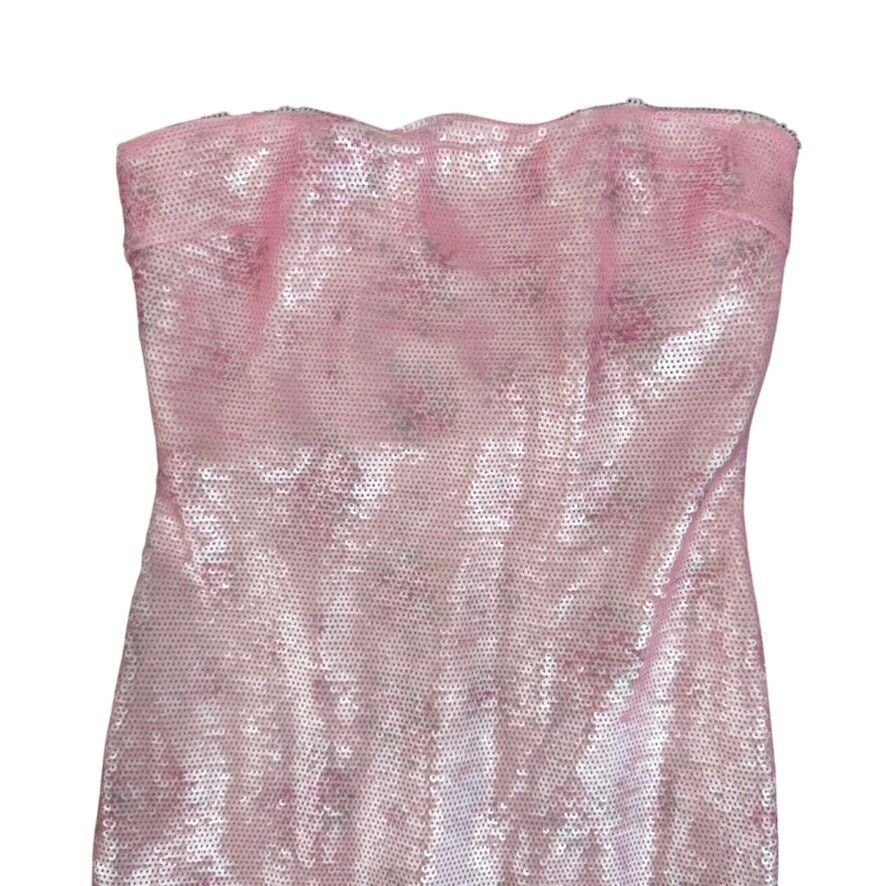 LoveShackFancy LoveShackFancy Stasia Sequin Dress in Pink, Size US 4 Size S / US 4 / IT 40 - 5 Thumbnail