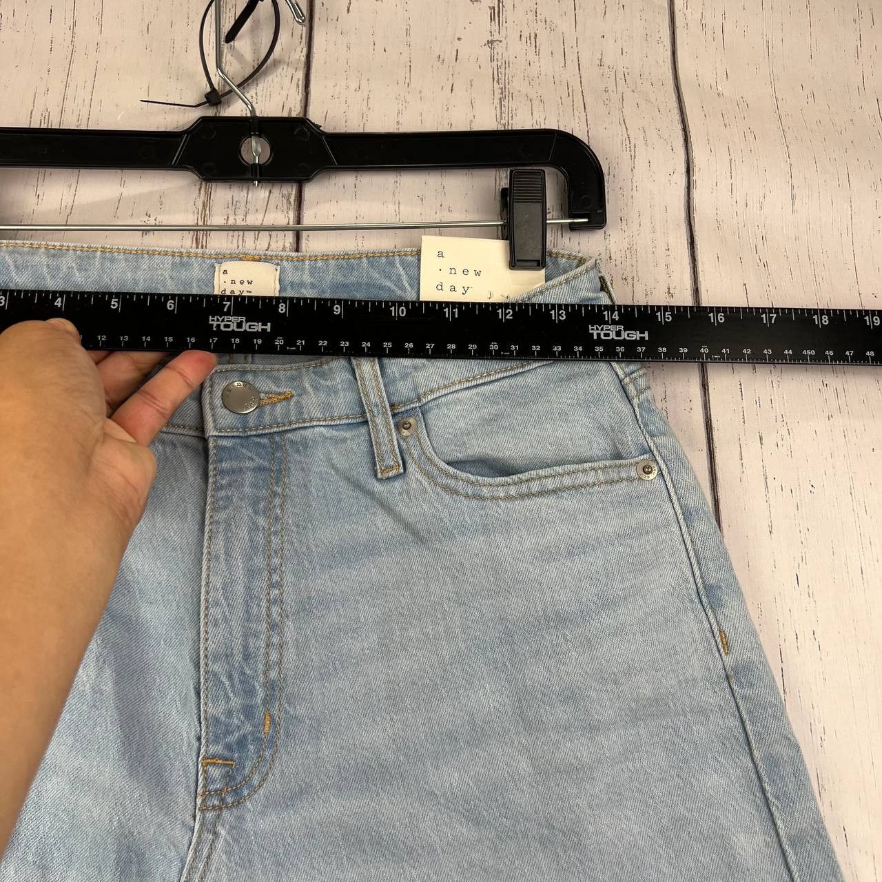 Other A Day New 27x31 High Rise Relaxed Hip & Thigh Wide Leg Denim Size 27" / US 4 / IT 40 - 3 Thumbnail