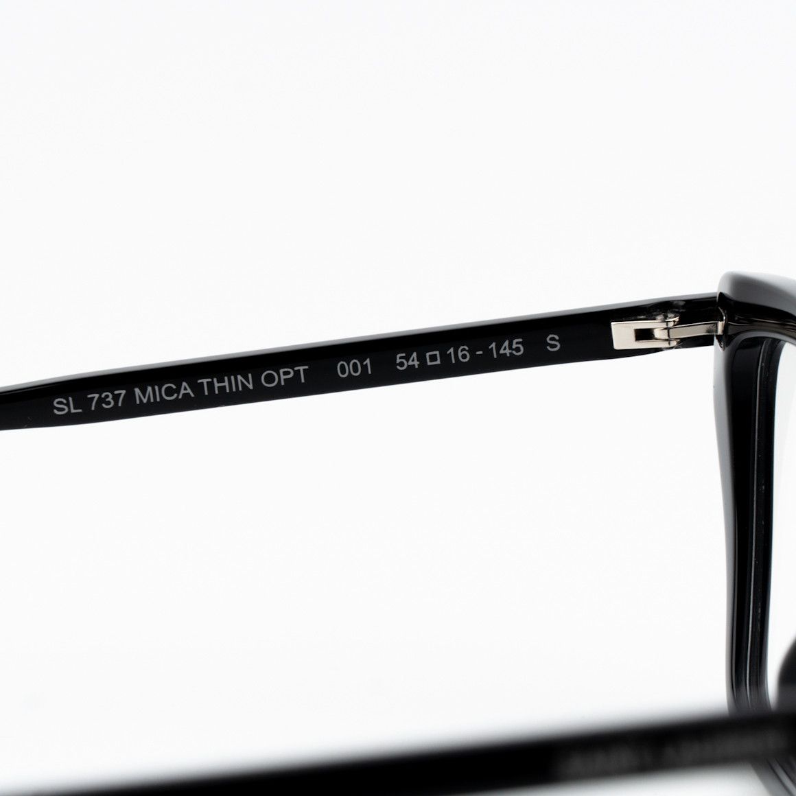 Saint Laurent Paris NEW Saint Laurent SL737 Mica 001 Cat Eye Unisex Eyeglasses Size ONE SIZE - 9 Thumbnail