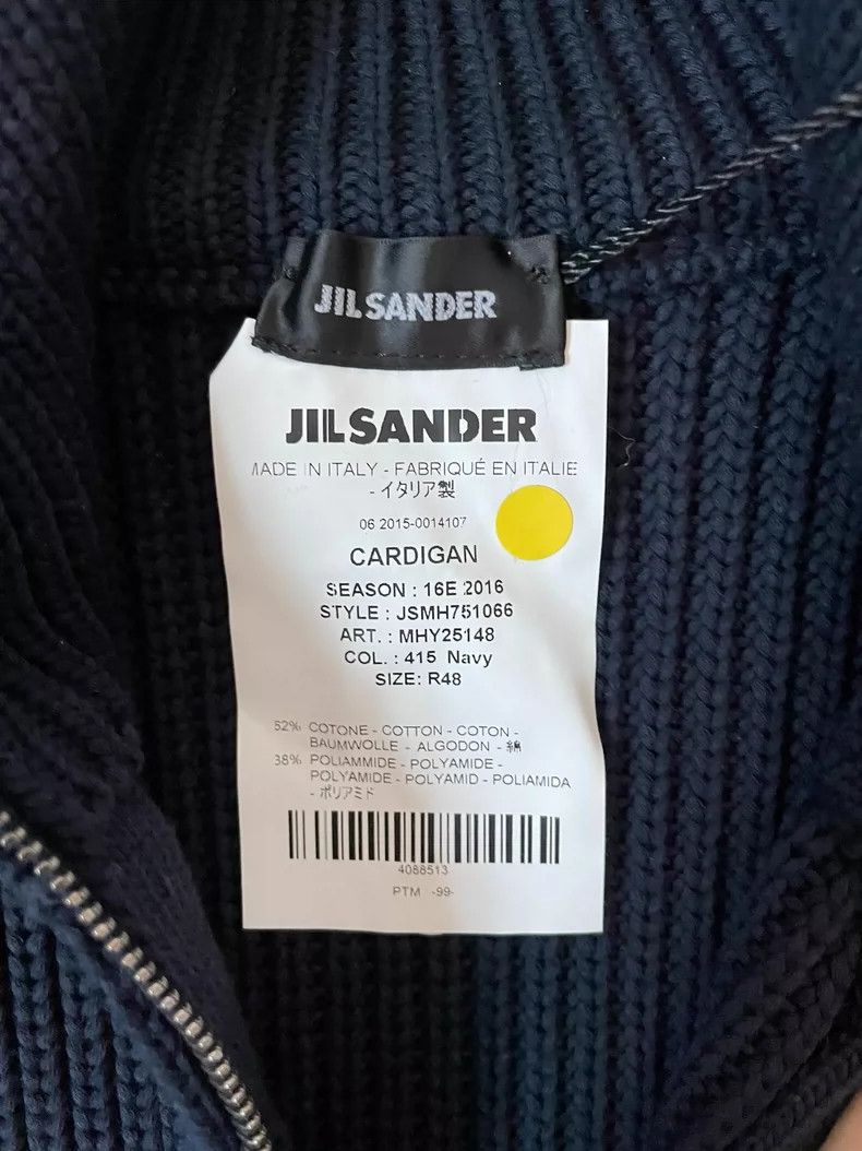 Jil Sander Jil Sander Oversized Zip-Up Cardigan Sweater Size L / US 10 / IT 46 - 6 Thumbnail