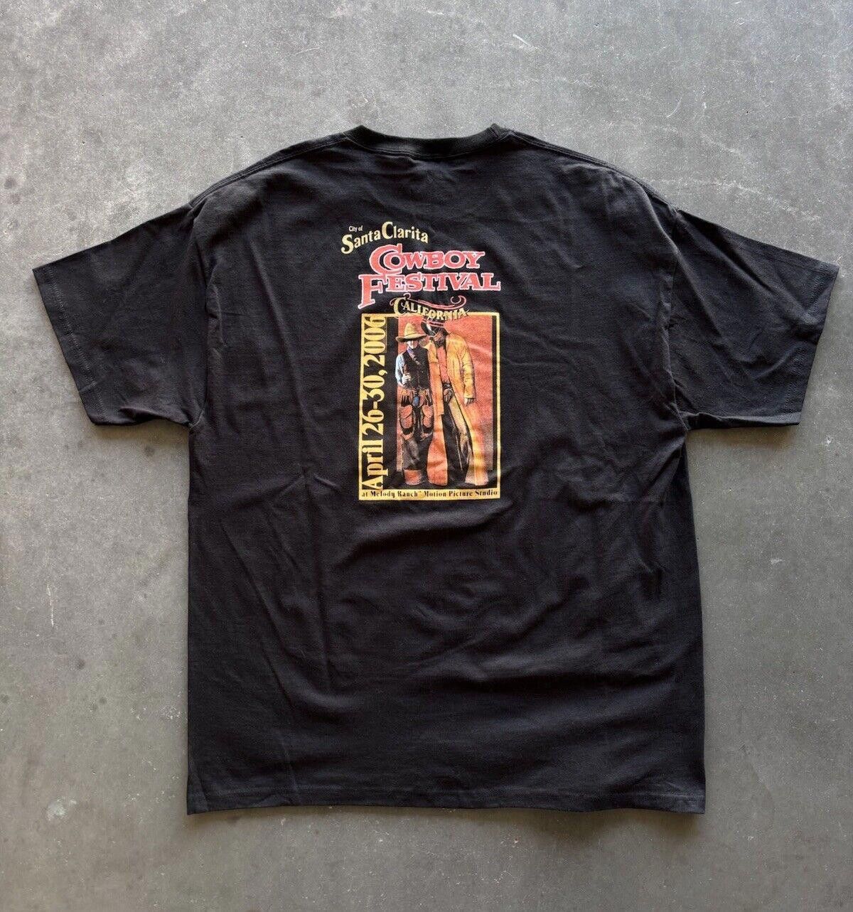 Hanes × Vintage Santa Clarita 2005 Cowboy Festival T-shirt XL Vintage Size US XL / EU 56 / 4 - 1 Thumbnail