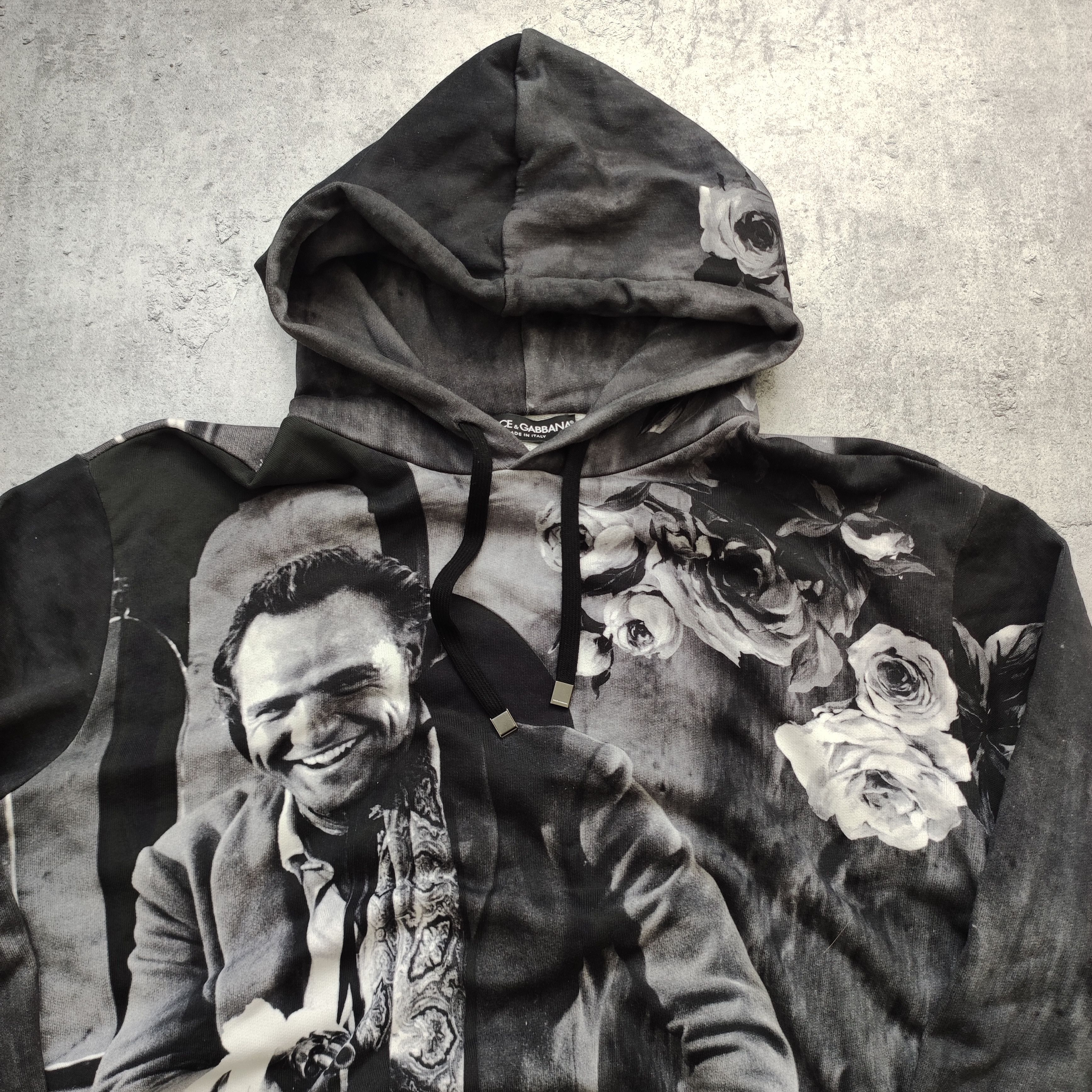 Dolce & Gabbana RARE Dolce & Gabbana Marlon Brando Roses Gun Print Hoodie Size US L / EU 52-54 / 3 - 4 Thumbnail
