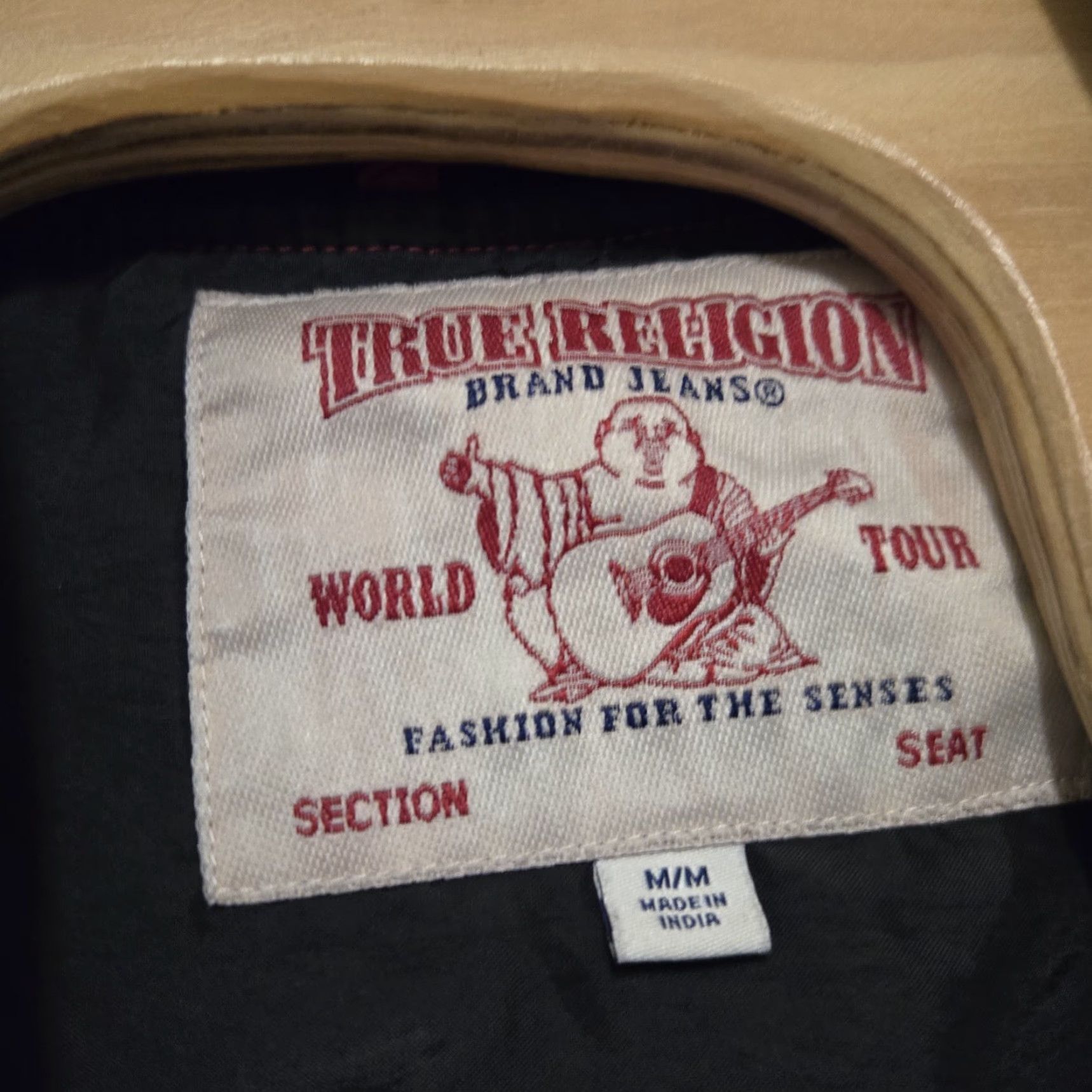 True Religion VINTAGE True Religion Bomber Snap Button Jacket Black Red M Men Shirt? Size US M / EU 48-50 / 2 - 6 Thumbnail