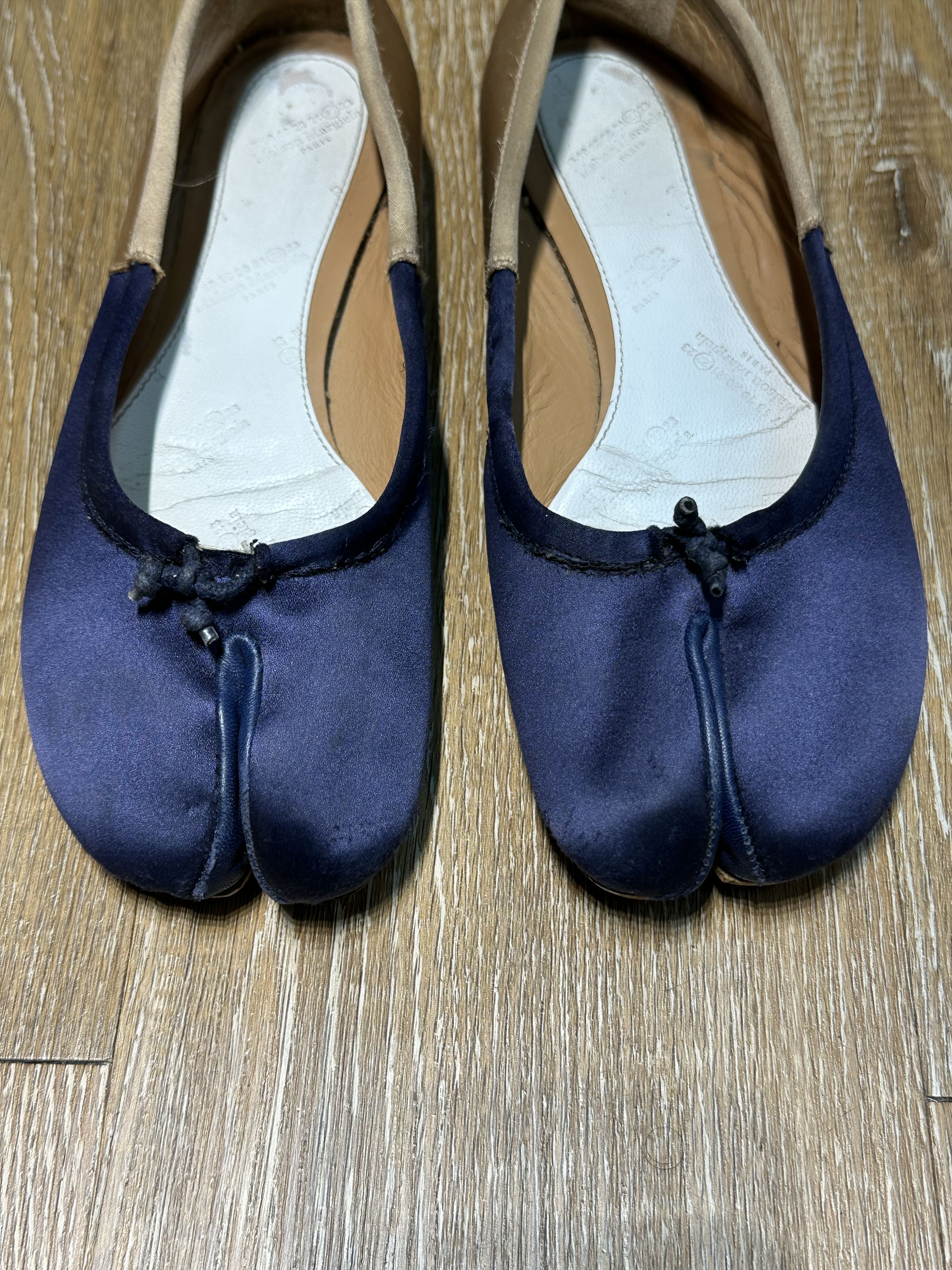 Maison Margiela Maison Margiela Tabi Ballerinas Blue/Gold Size US 7 / IT 37 - 5 Thumbnail