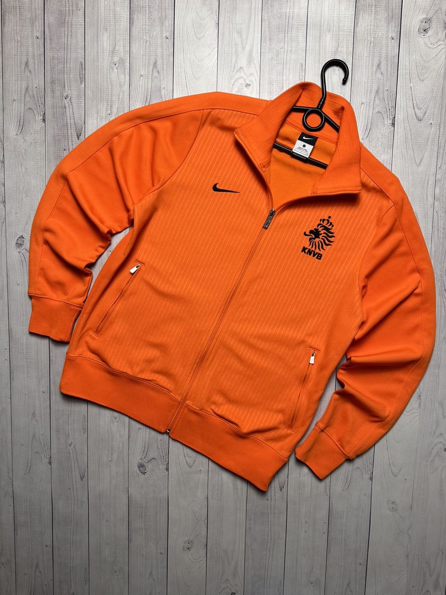 Vintage Vintage Nike Nederland Holland soccer track jacket size L Size US L / EU 52-54 / 3 - 1 Thumbnail