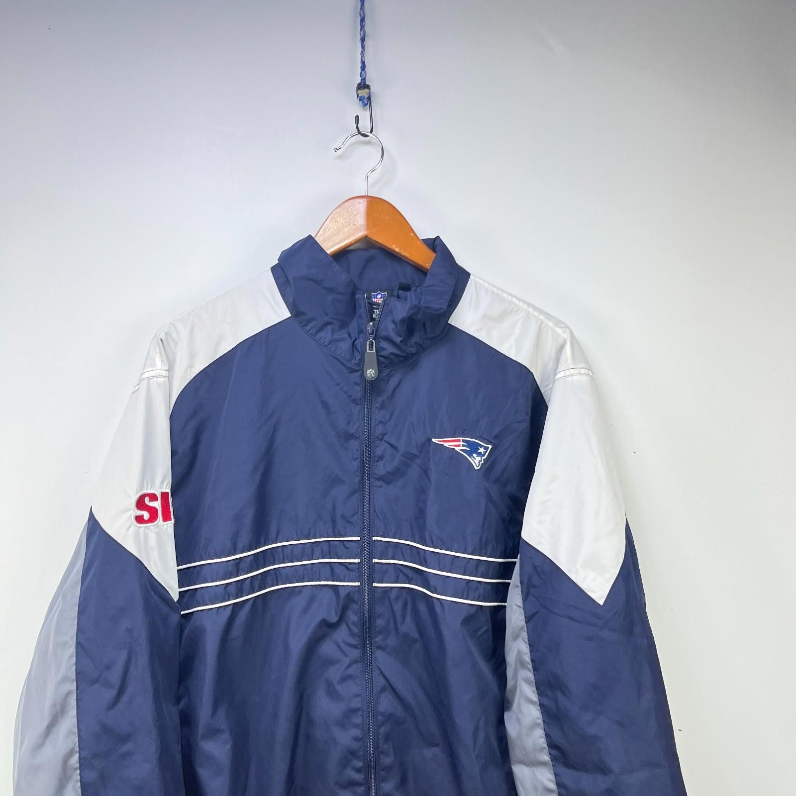 Other Vintage New England Patriots Windbreaker Jacket XL NFL Size ONE SIZE - 2 Thumbnail
