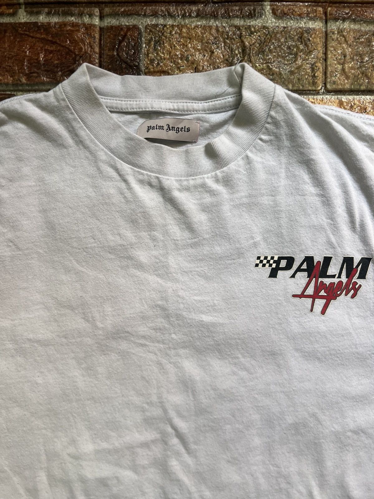 Other Palm angels racing logos tshirt Size US L / EU 52-54 / 3 - 4 Thumbnail