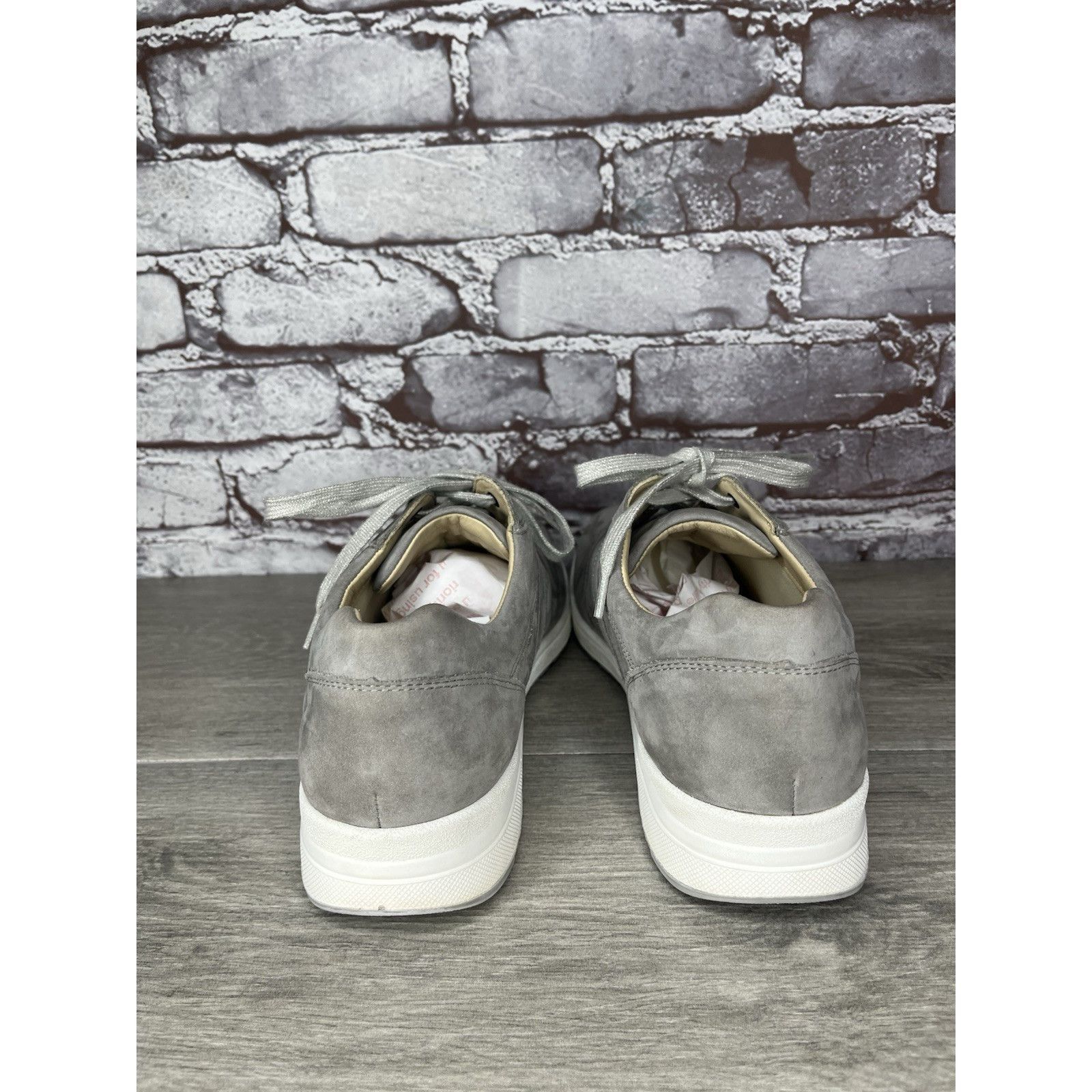Mephisto Mephisto Rebeca Perf Runoff Gray Leather White Comfort Shoes Size US 9.5 / IT 39.5 - 6 Thumbnail