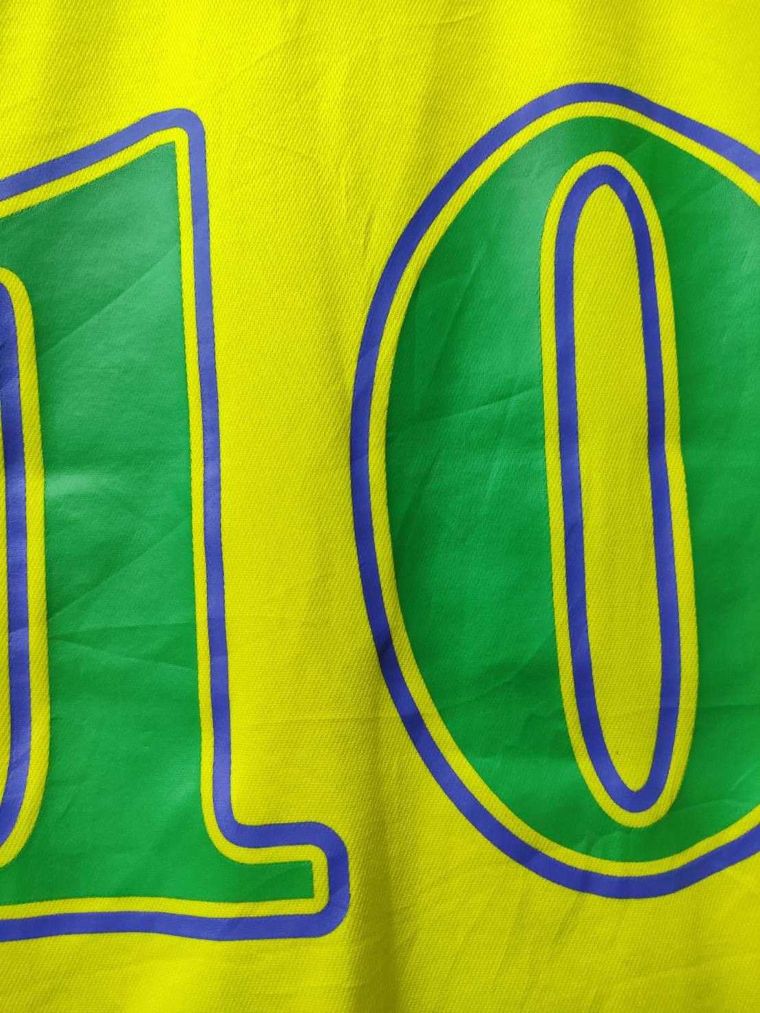Vintage Vtg 00's Brasil " Ronaldinho No.10 " 5 Time World Champion Size US XL / EU 56 / 4 - 12 Thumbnail