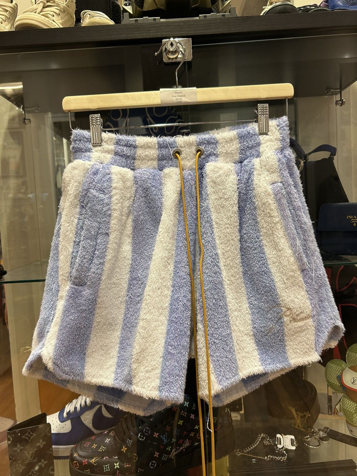 Rhude Rhude Striped Loop Terry Shorts Size US 30 / EU 46 - 1 Thumbnail