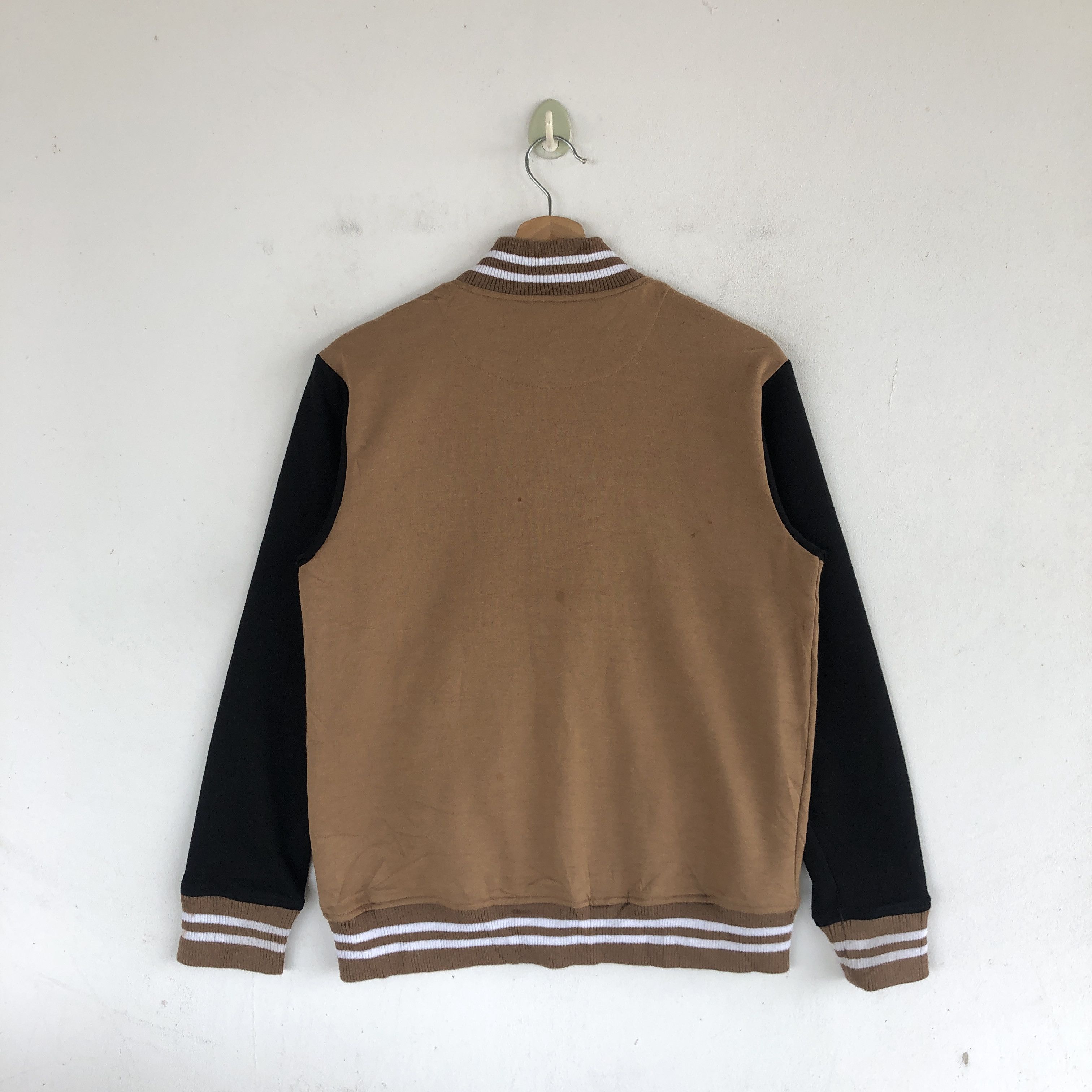Japanese Brand × Vintage Y2K Japanese Harajuku Varsity Sweater Button Up Sweatshirt Size M / US 6-8 / IT 42-44 - 2 Thumbnail