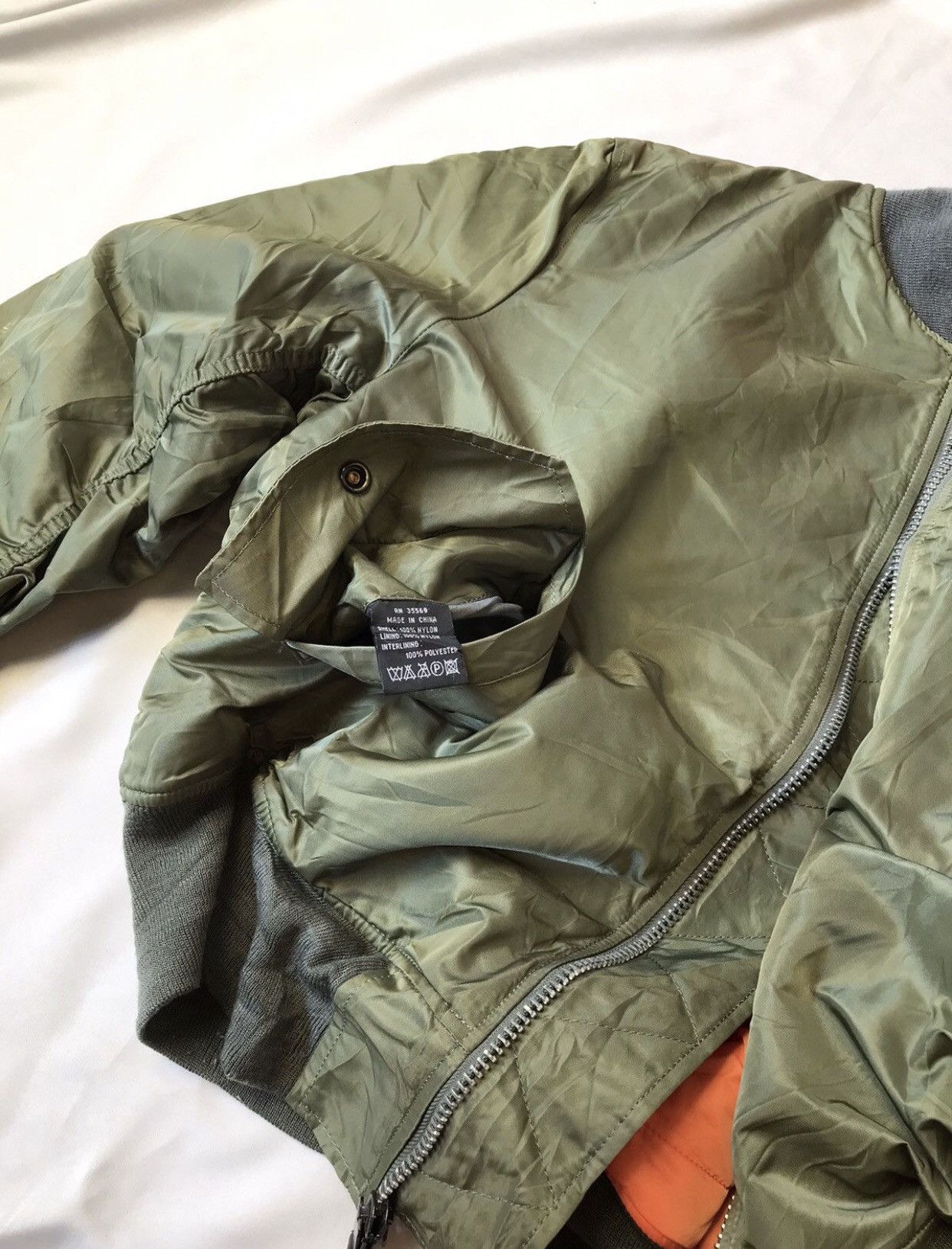 Alpha Industries × Vintage VINTAGE 70s RIOT ALPHA BOMBER JACKET Size US L / EU 52-54 / 3 - 8 Thumbnail