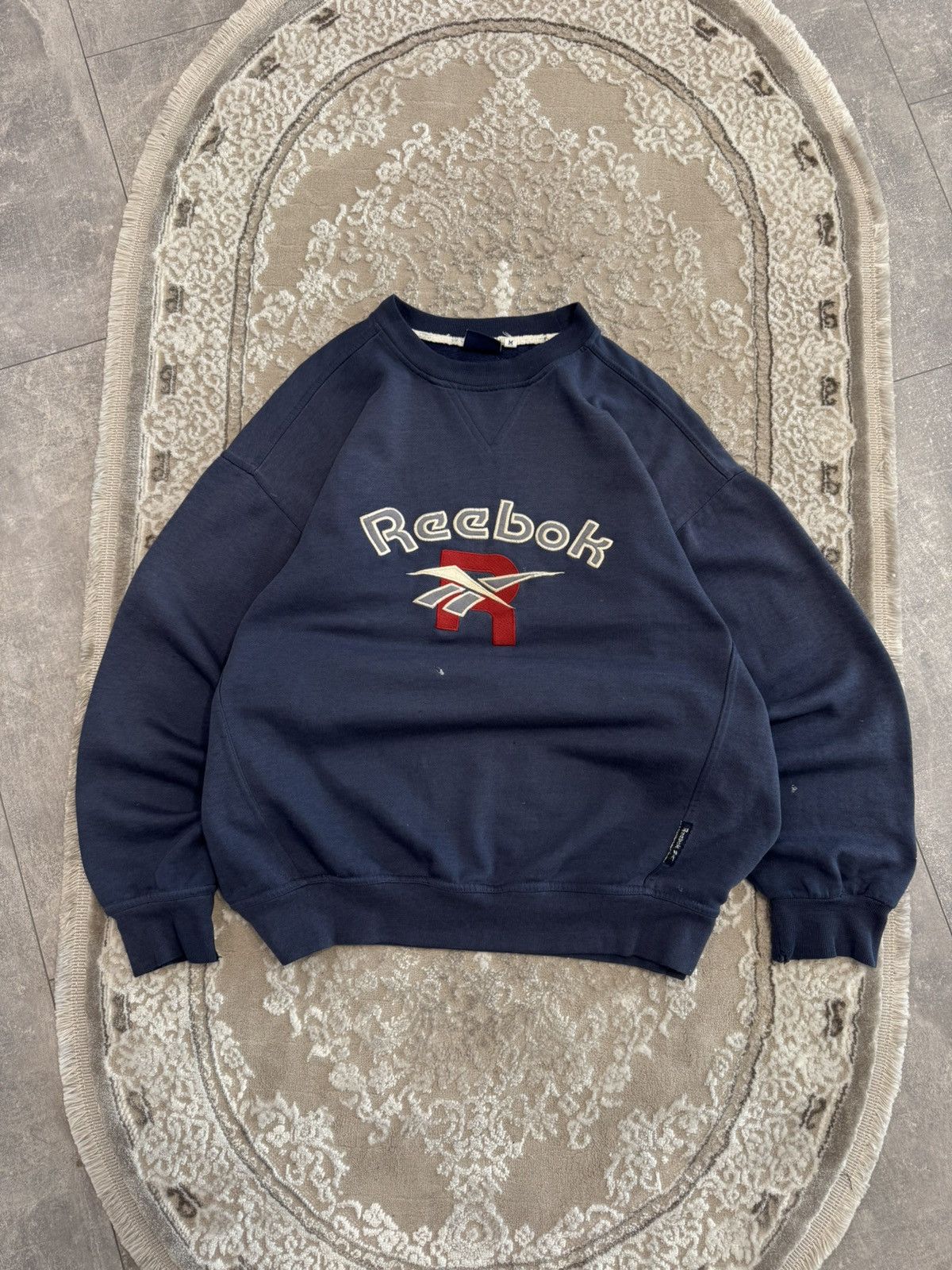 Reebok 1980’s Reebok Distressed Reebok Sweatshirt Size US M / EU 48-50 / 2 - 1 Thumbnail