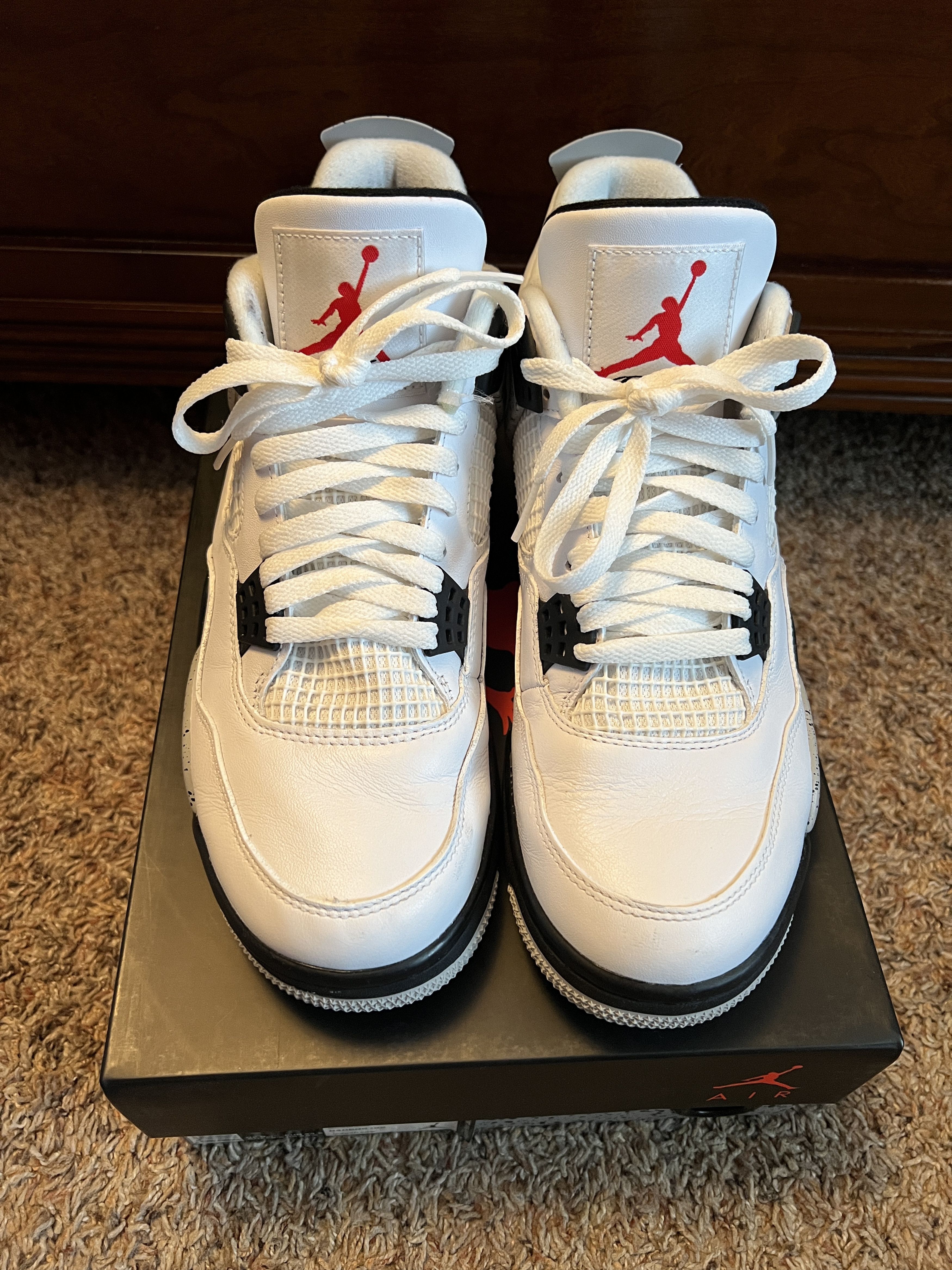 Jordan Brand Air Jordan 4 Retro "White Cement" (2016) Size US 10.5 / EU 43-44 - 5 Thumbnail