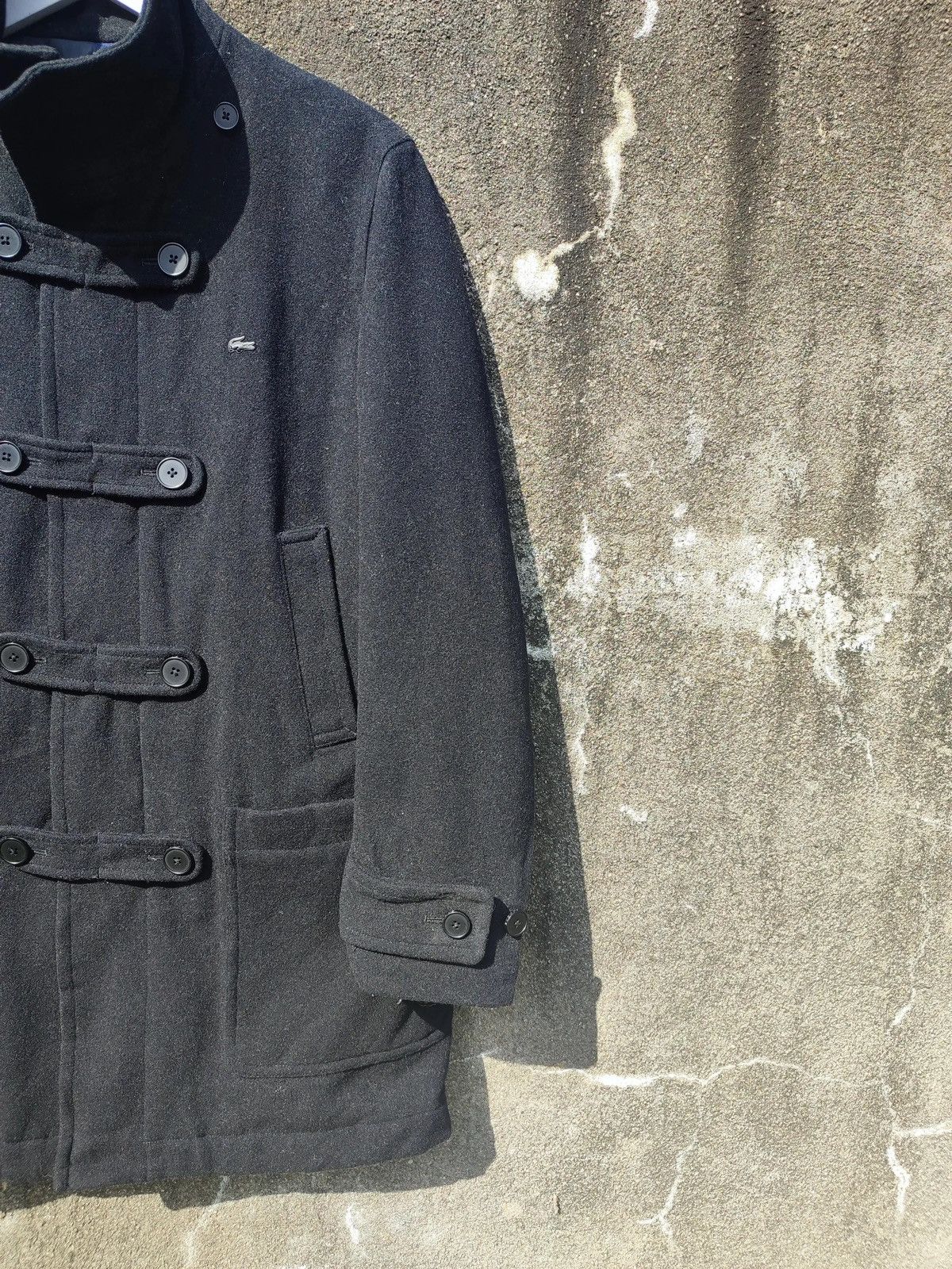 Designer × Lacoste Lacoste Wool Blend Officer Coat – Size 46/2 Size US M / EU 48-50 / 2 - 7 Thumbnail