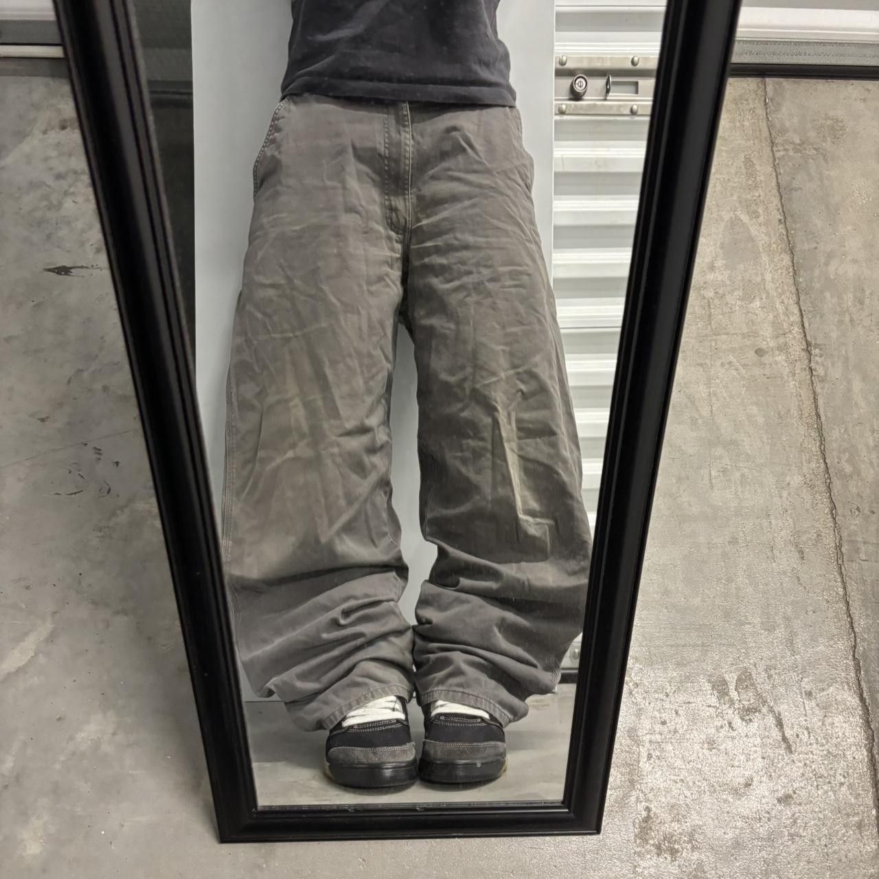 Vintage Crazy Vintage Y2K/2000s Baggy Faded Grey Skater Carpenter Pants! 36x32 Size US 36 / EU 52 - 1 Thumbnail