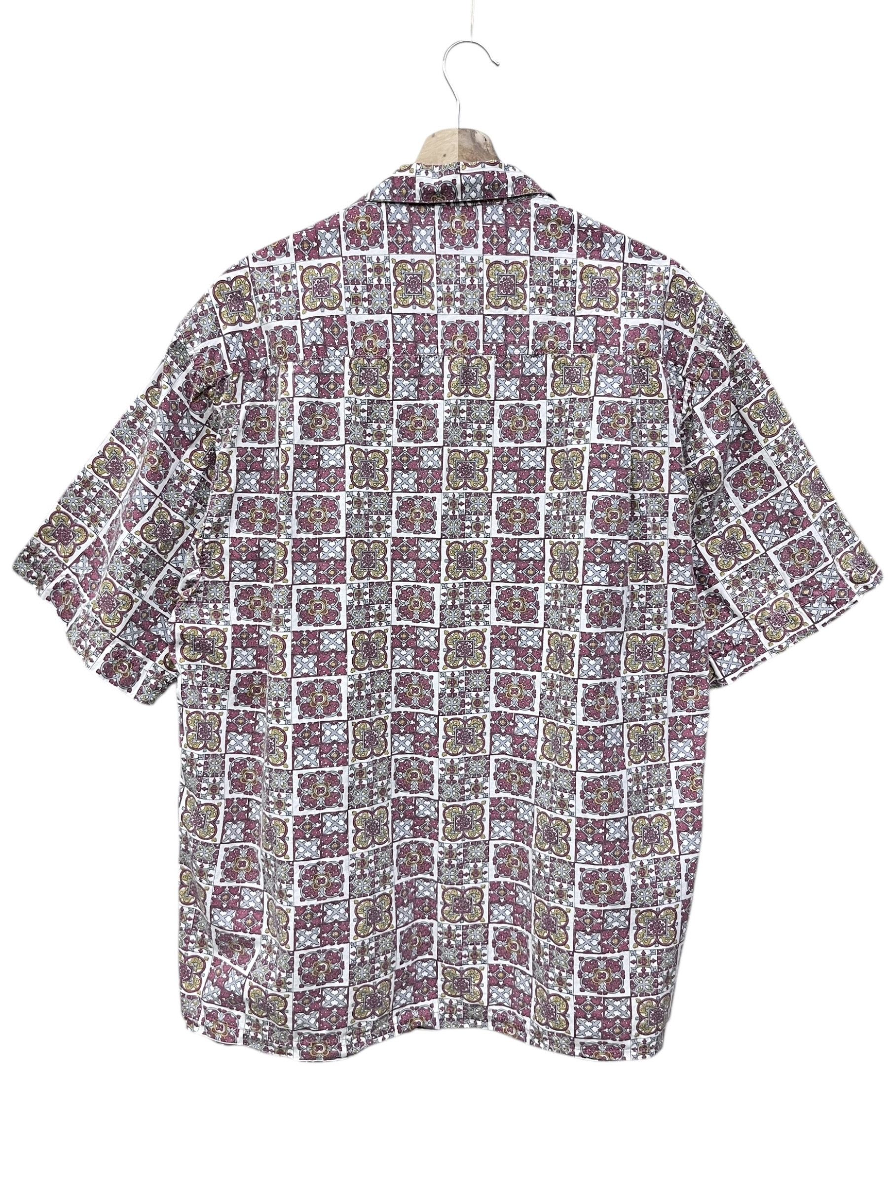 Rusty Vintage Rusty Geometric Block Print Camp Hawaii Shirt Size US L / EU 52-54 / 3 - 2 Thumbnail
