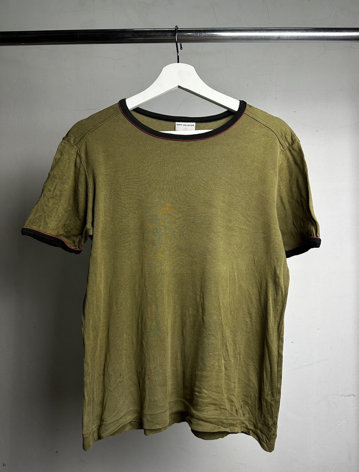 Dries Van Noten Dries Van Notten Ringer Tshirt Size US M / EU 48-50 / 2 - 2 Thumbnail