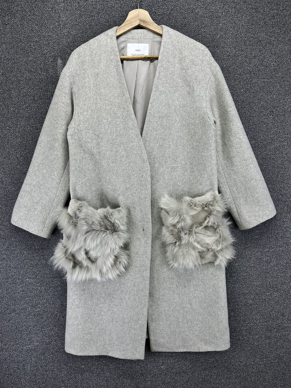 Vintage Vintage Yohji Yamamoto Ined Fur Pocket Long Jacket Size M / US 6-8 / IT 42-44 - 1 Thumbnail