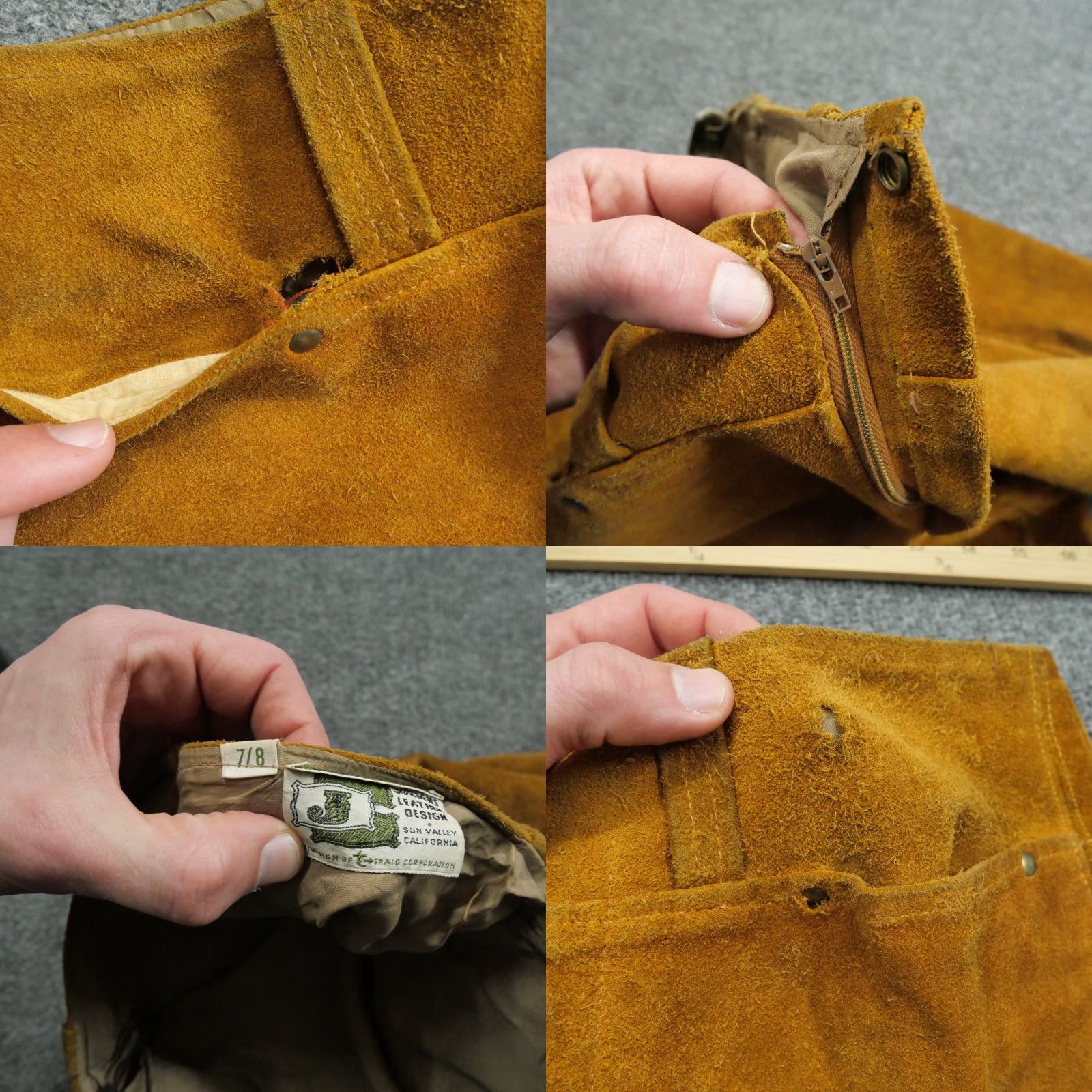 Vintage VINTAGE Jorgens Leather Design Pants Womens 8 30x30 Brown Suede Western 60s Bootcut Size 30" / US 8 / IT 44 - 8 Thumbnail