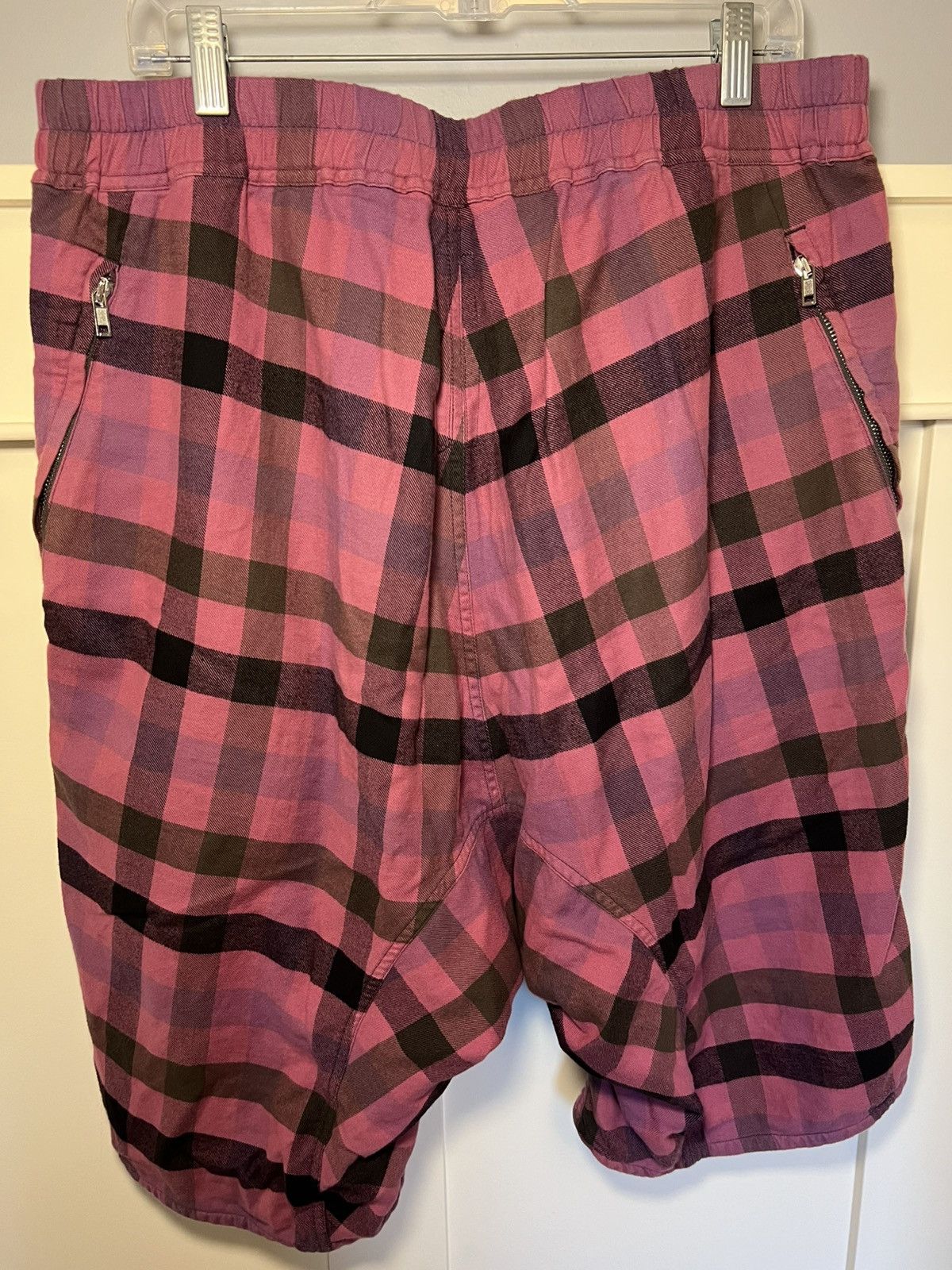 Rick Owens Rick Owens plaid print basket swinger shorts Size US 36 / EU 52 - 2 Thumbnail