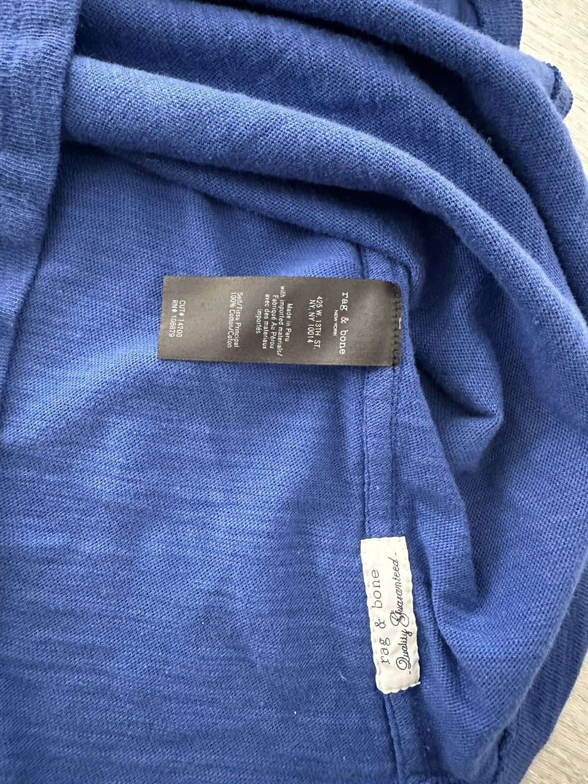 Rag & Bone Royal Blue Rag & Bone T Size US L / EU 52-54 / 3 - 9 Thumbnail