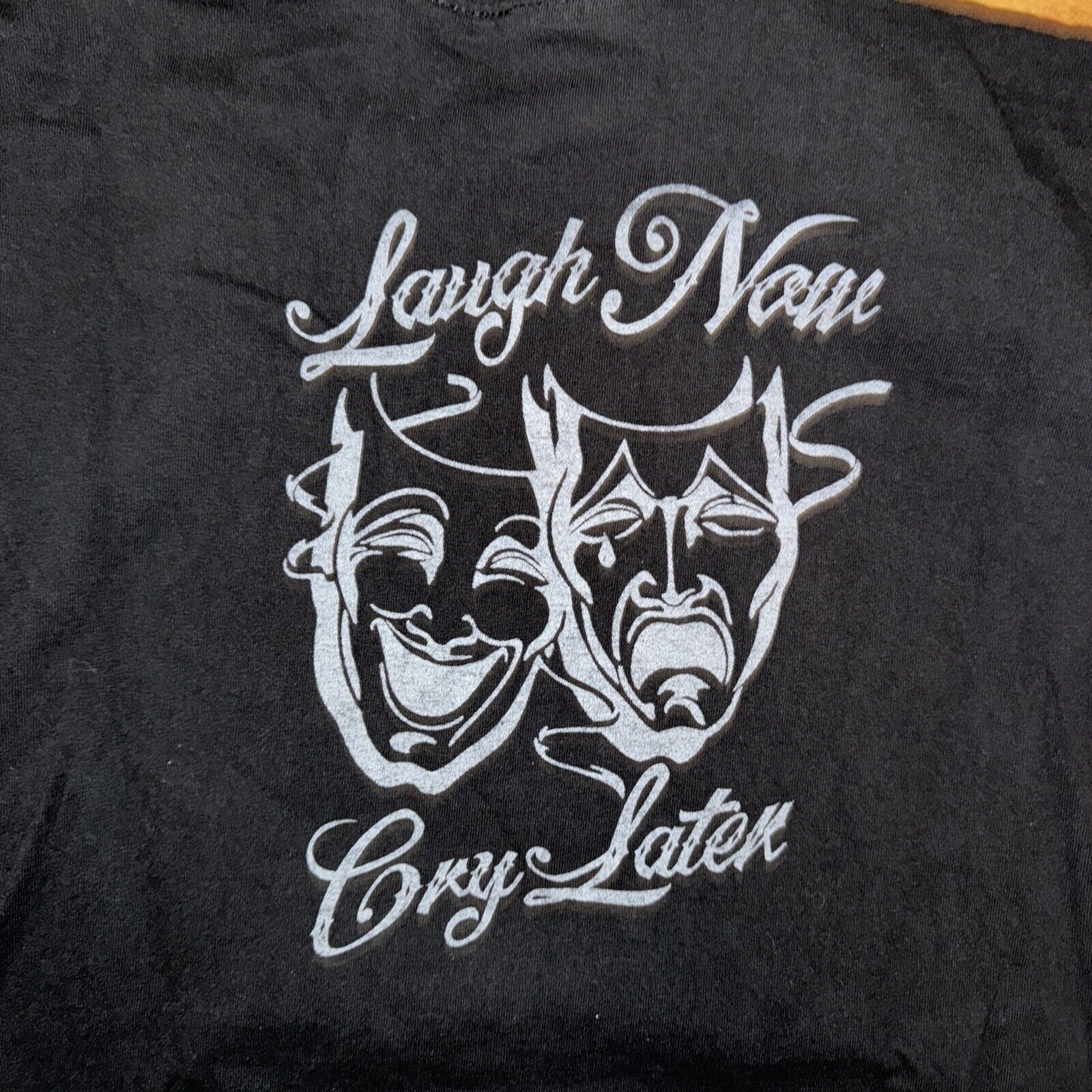 Band Tees × Rap Tees × Vintage Vintage Y2K Smile Now Cry Later Chopped T-Shirt XL Black Size US XL / EU 56 / 4 - 5 Thumbnail
