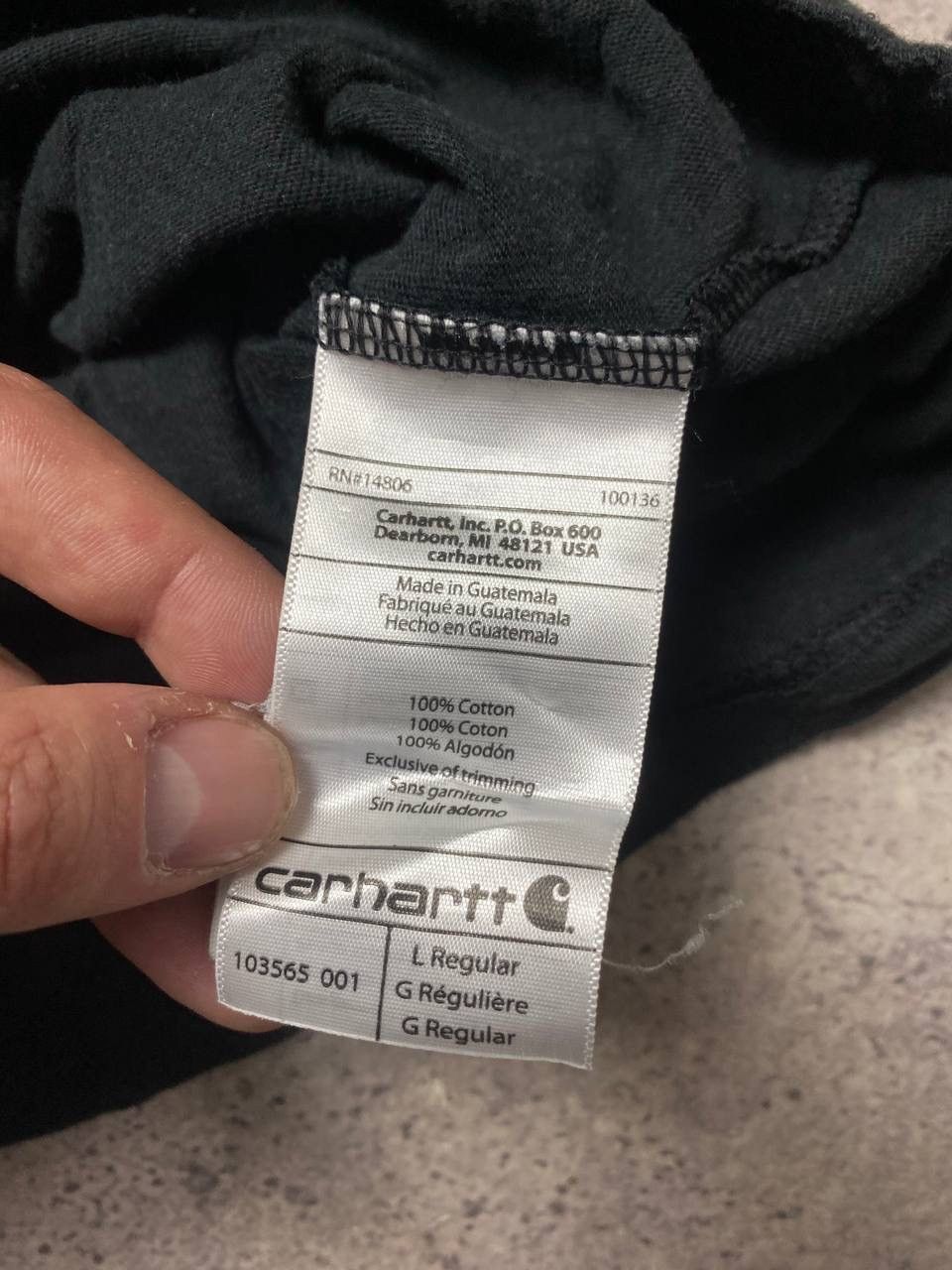 Carhartt Wip × Vintage Carhartt WIP T-Shirt Pocket Print Big Logo Size US L / EU 52-54 / 3 - 8 Thumbnail