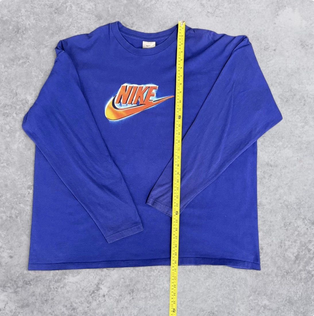 Nike Blue Nike Long Sleeve Shirt Size US XXL / EU 58 / 5 - 7 Thumbnail