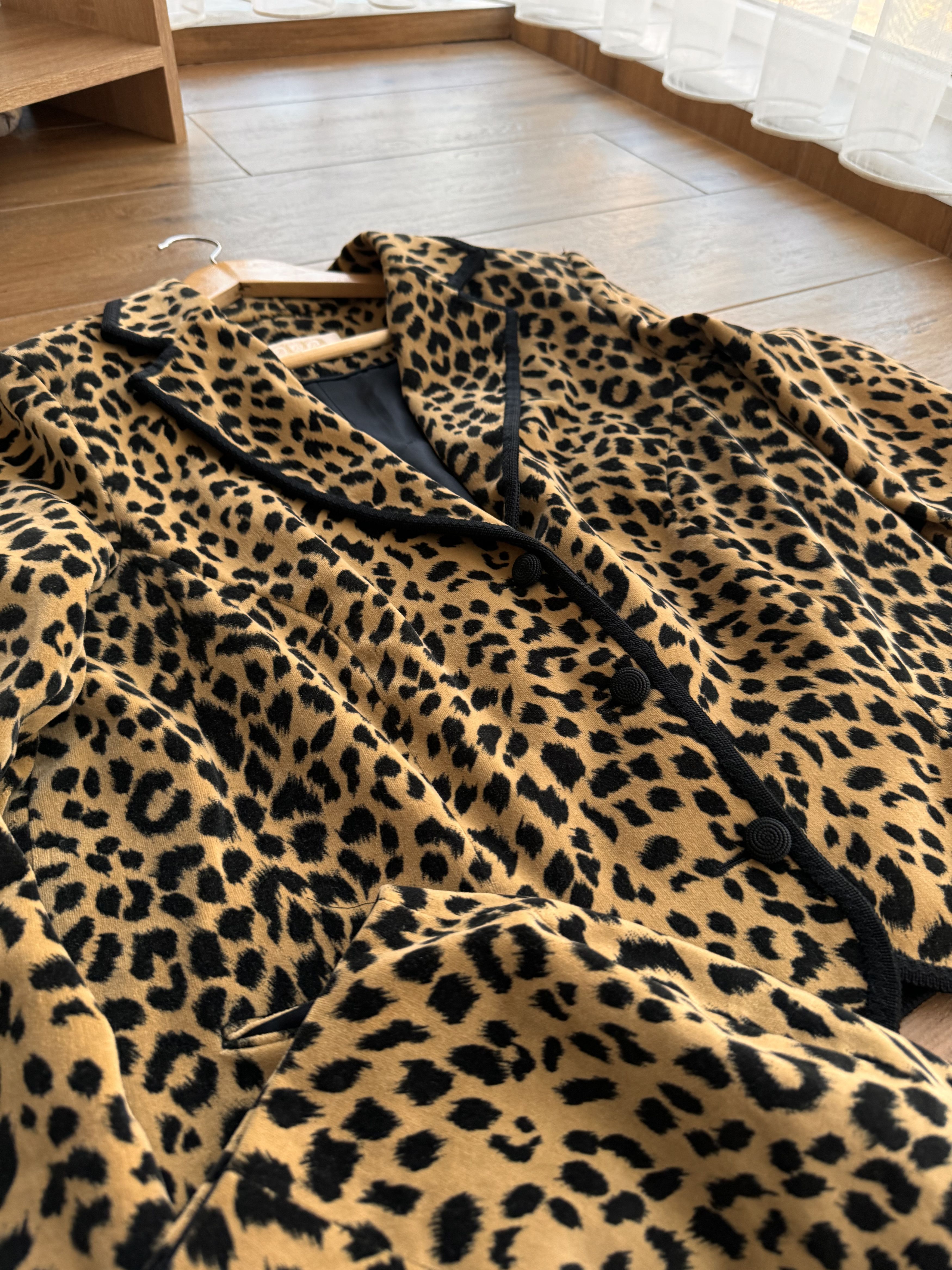 Japanese Brand Vintage Hella Barbara Rank Leopard Glamour Luxury Skirt Suit Size M / US 6-8 / IT 42-44 - 6 Thumbnail