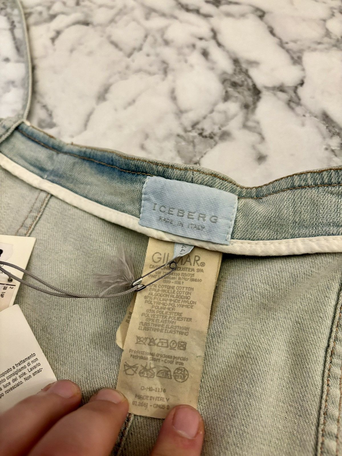 Iceberg Vintage Y2K Iceberg washed blue denim corset top Size M / US 6-8 / IT 42-44 - 3 Thumbnail