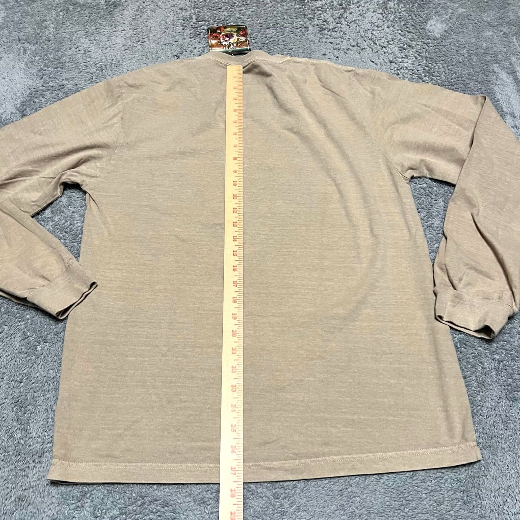 Vintage Wizard of Oz Shirt Tan Brown Long Sleeve Graphic Tshirt Adult Medium M Men Brown Tan Graphic Tshirt Oz Shirt Size US M / EU 48-50 / 2 - 7 Thumbnail