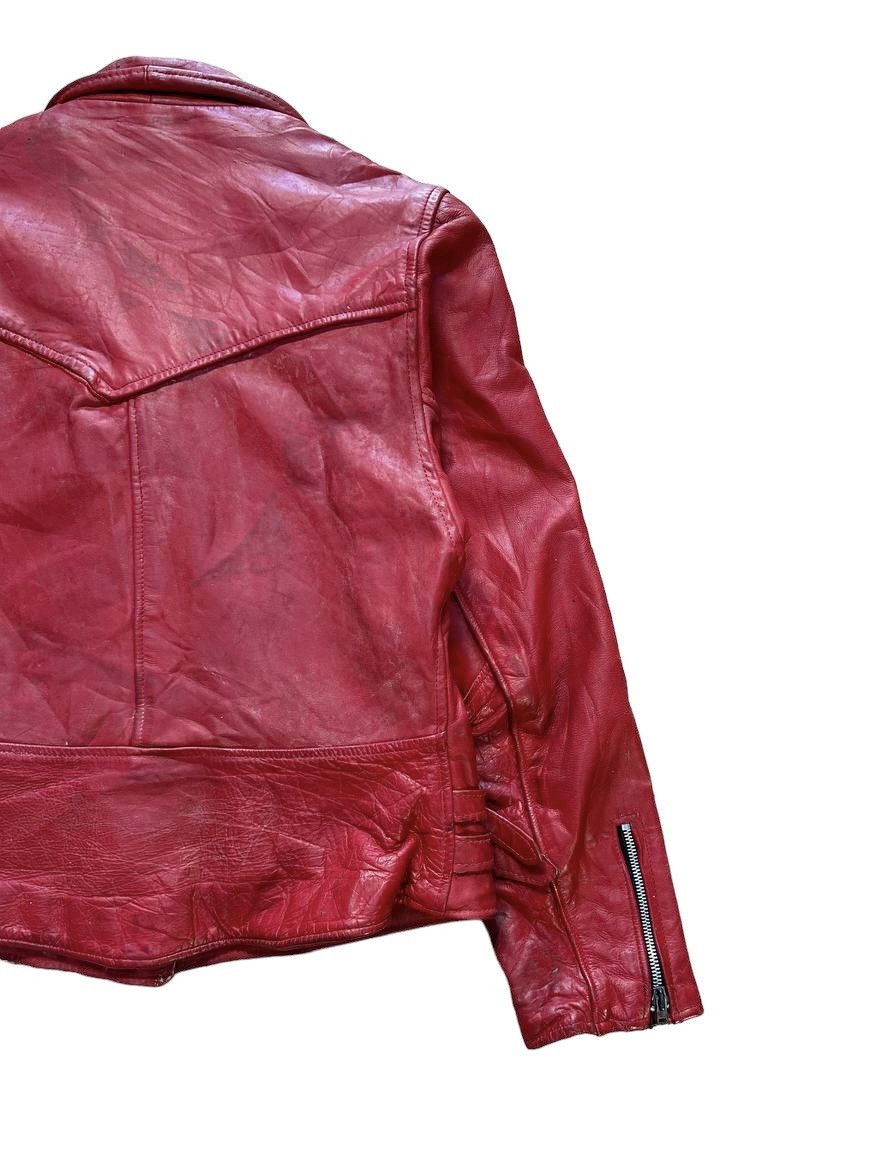 Branded Leather Vtg Branded Garments Double Collar Leather Jacket Size US S / EU 44-46 / 1 - 10 Thumbnail