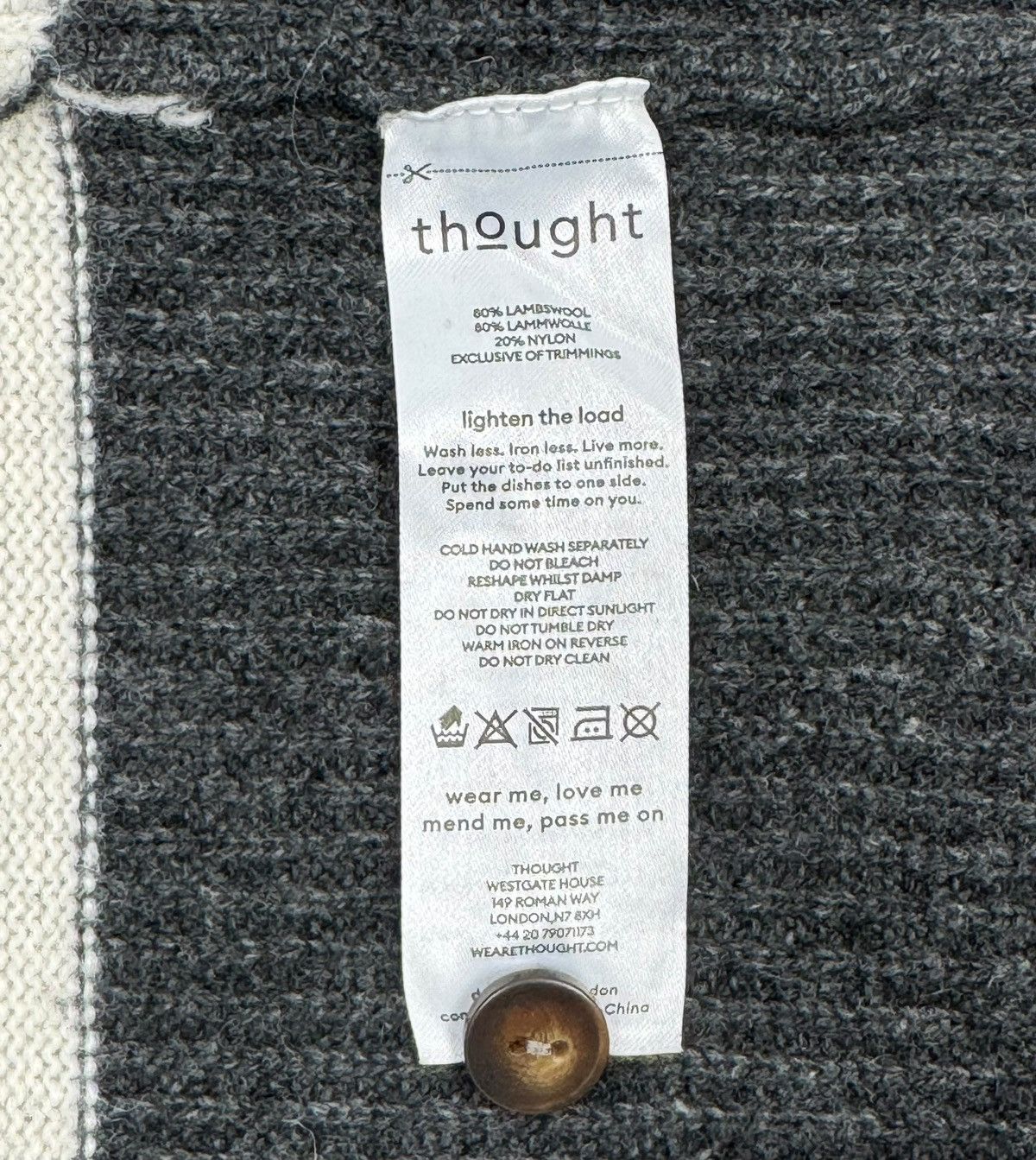 Designer Thought Wool-Nylon Striped Jumper Sweater size 10 38 Size XS / US 0-2 / IT 36-38 - 10 Thumbnail