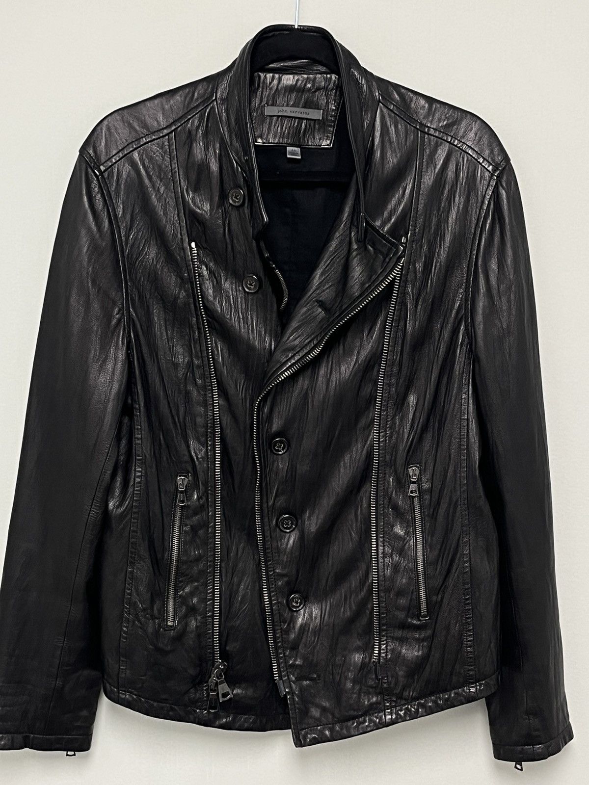 John Varvatos Asymmetrical biker jacket. 46 Size US S / EU 44-46 / 1 - 10 Thumbnail