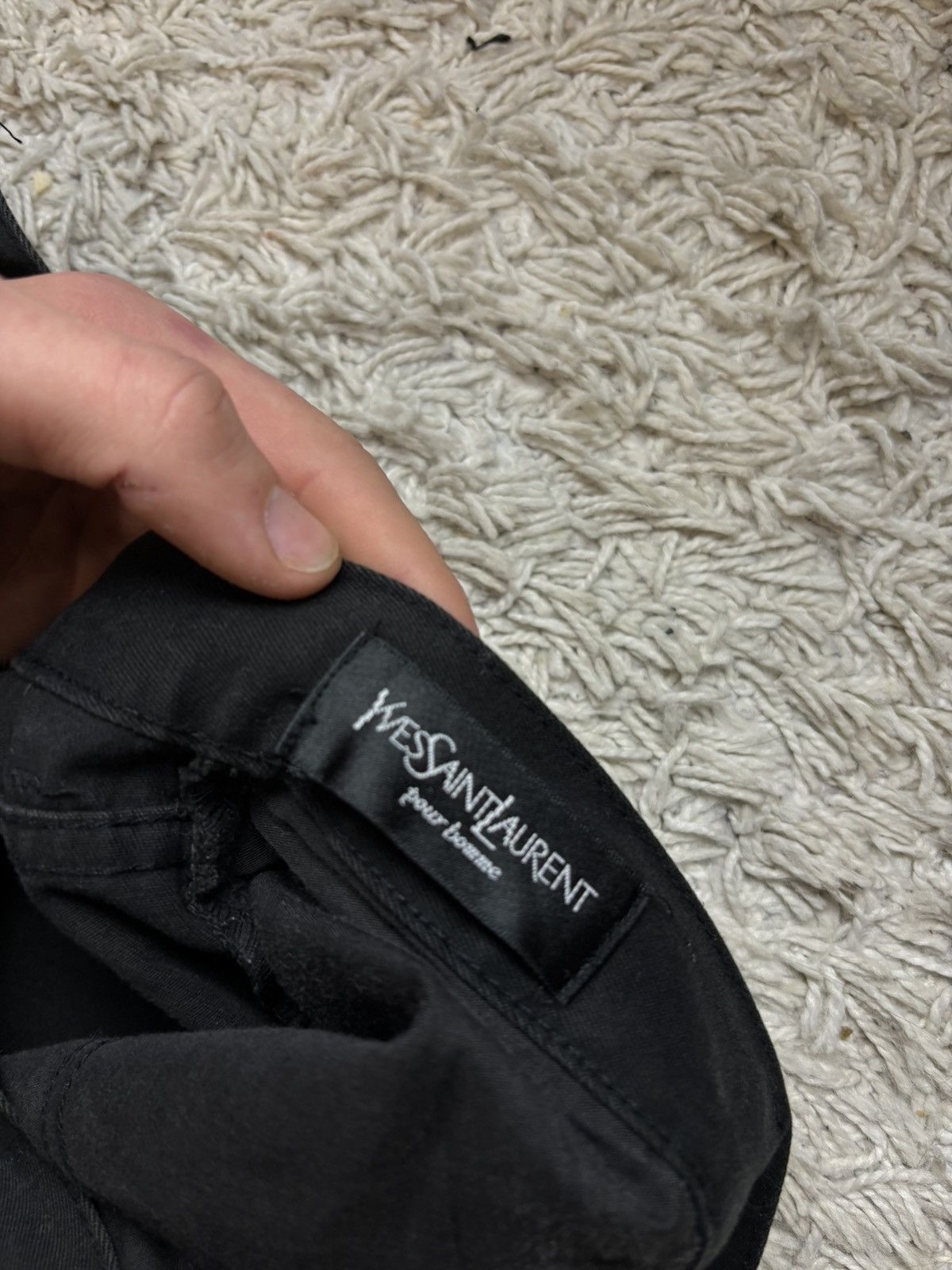 Designer × Vintage × Yves Saint Laurent Vintage Denim Pants YvesSaintLaurent Big Logo Size US 34 / EU 50 - 6 Thumbnail