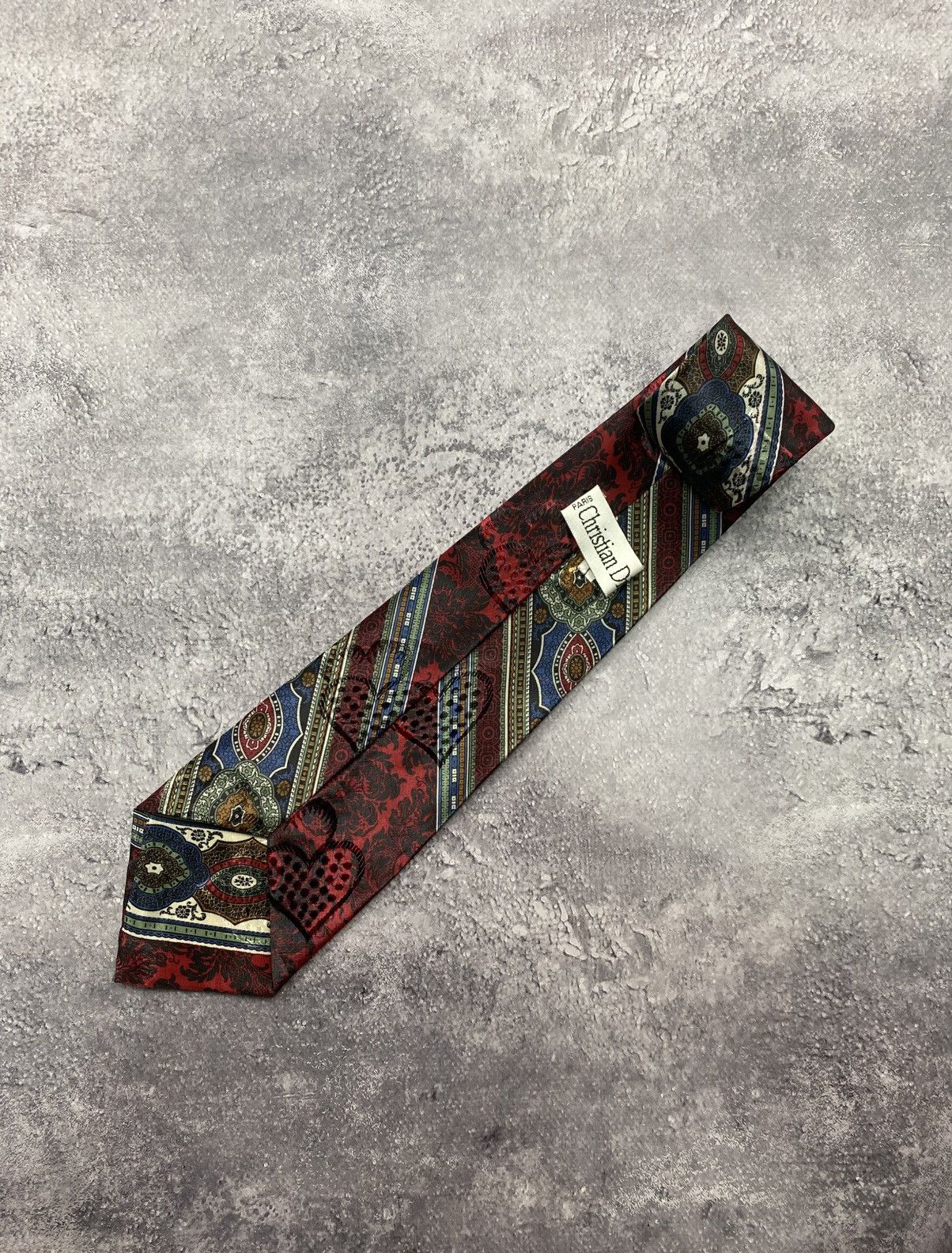 Christian Dior Monsieur Vintage Christian Dior Paris Silk Tie Luxury 90s Necktie Size ONE SIZE - 6 Thumbnail
