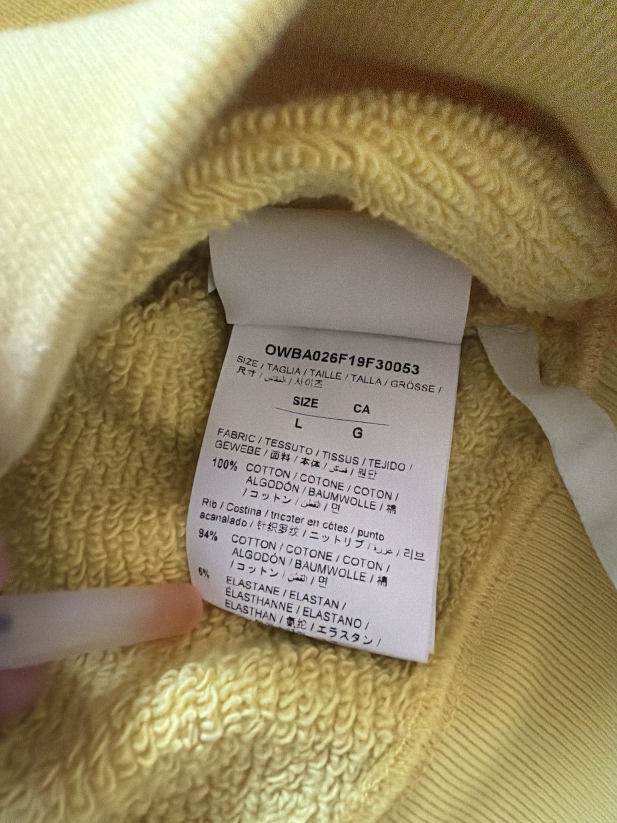Off-White Off-White Racing Crop-Top Sweatshirt - Large Size L / US 10 / IT 46 - 9 Thumbnail