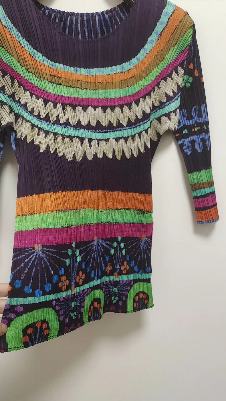 Issey Miyake Issey Miyake size:4 A vintage rainbow firework three-quart Size M / US 6-8 / IT 42-44 - 3 Thumbnail