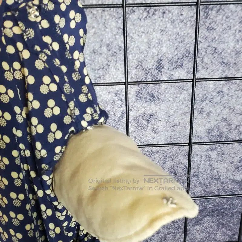 Dior Dior Navy Silk Print Short Sleeve Top . Size M / US 6-8 / IT 42-44 - 7 Thumbnail
