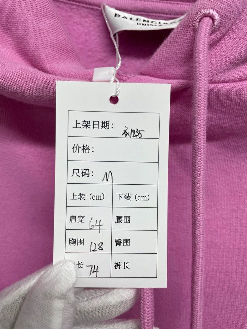 Balenciaga Balenciaga WFP Wheat Ear Printed Hood Pink Size US M / EU 48-50 / 2 - 4 Thumbnail