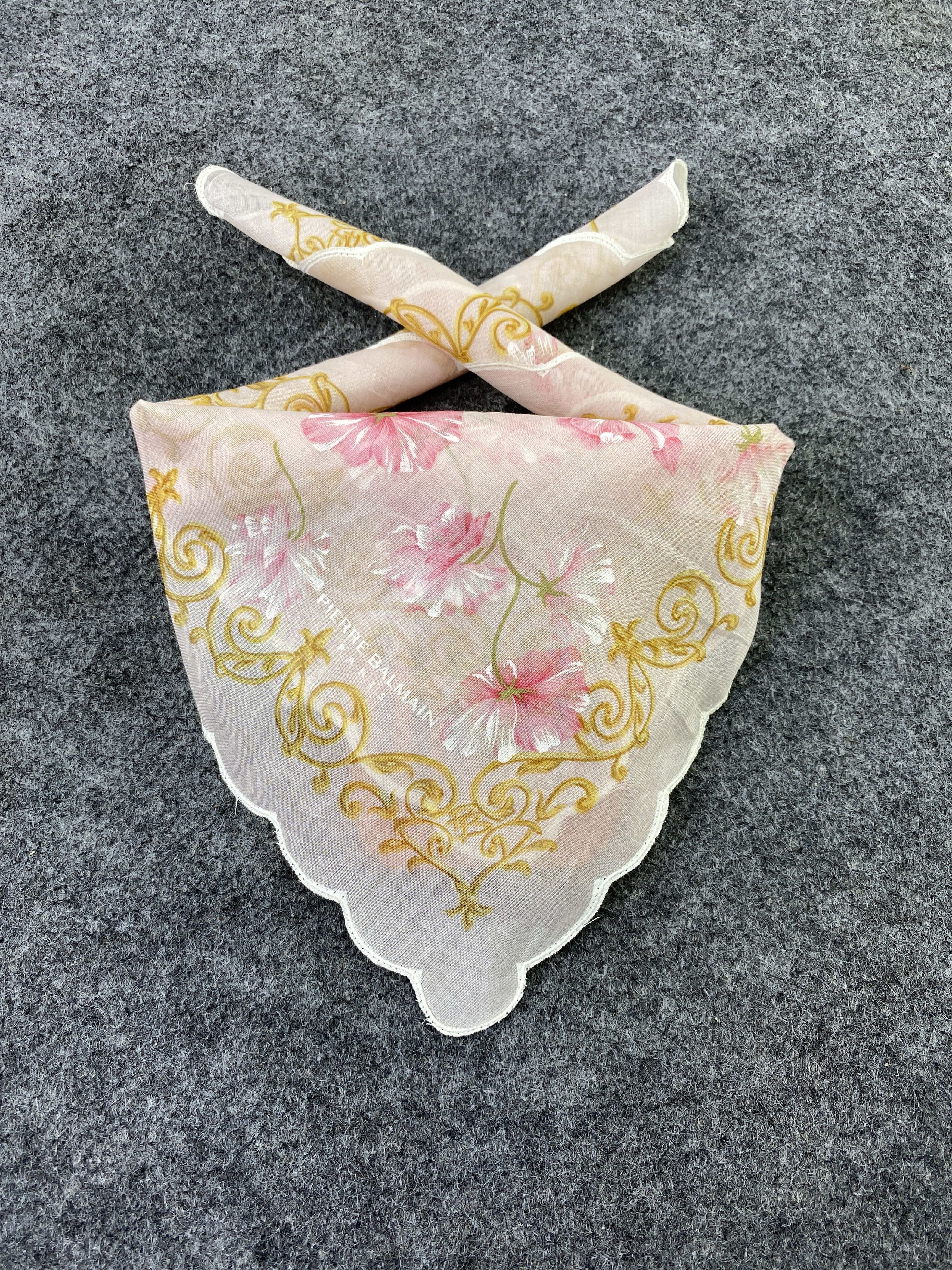 Pierre Balmain Pierre Balmain Handkerchief / Bandana / Neckerchief-B308 Size ONE SIZE - 2 Thumbnail