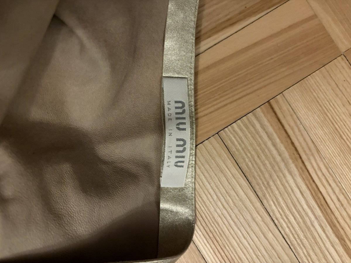 Miu Miu Miu Miu Spring Summer 2000 Leather top Size M / US 6-8 / IT 42-44 - 8 Thumbnail