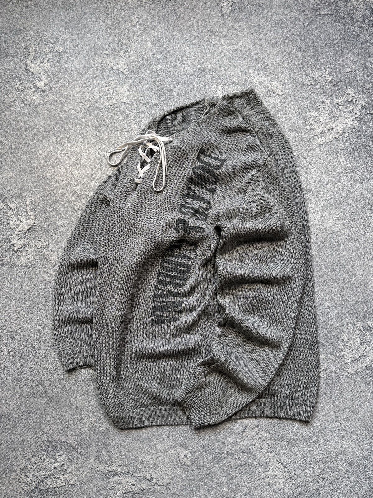 Dolce & Gabbana Vintage Dolce & Gabbana Sweater Knit Turtleneck Big Logo DG Size US XXL / EU 58 / 5 - 11 Thumbnail