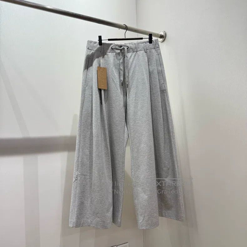 Brunello Cucinelli Brunello Cucinelli size M Solid Color Drawstring Wide Leg C Size 26" / US 2 / IT 38 - 1 Thumbnail