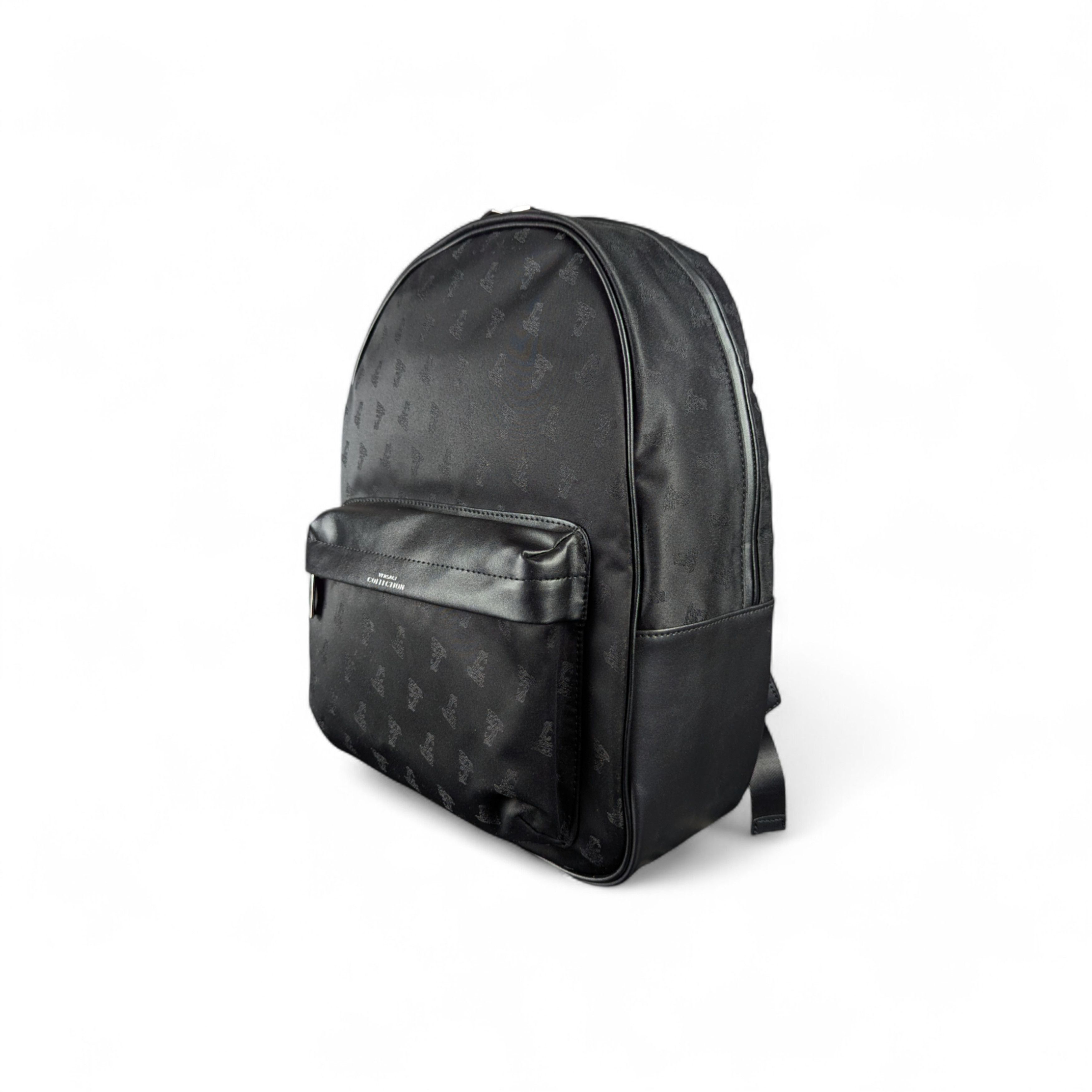 Versace VERSACE COLLECTION BLACK NYLON BACKPACK WITH LOGO Size ONE SIZE - 2 Thumbnail